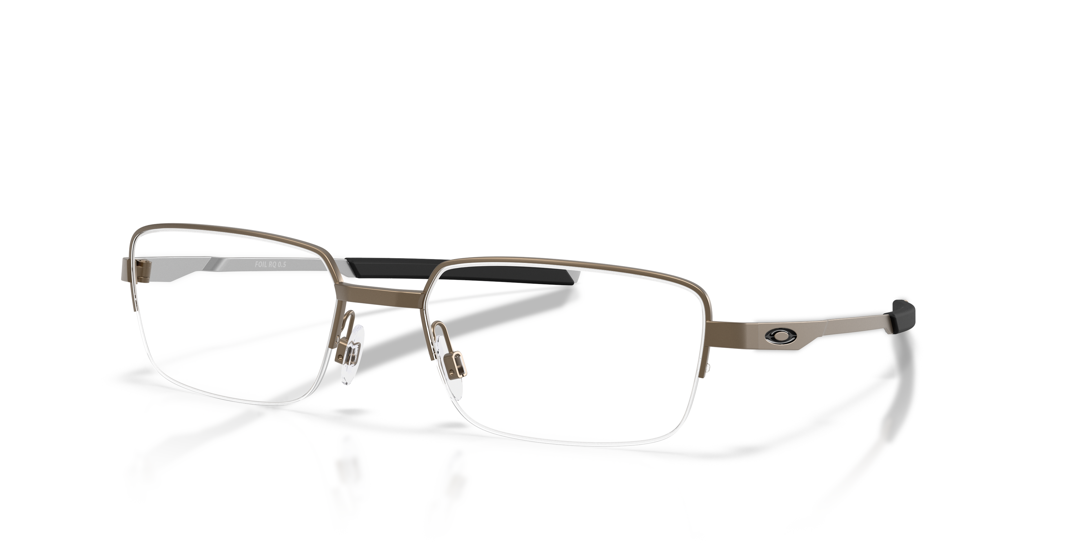 Oakley OX3100 Foil RQ 0.5 Unisex Rectangle Eyeglass Frames - Matte Midnight Frame