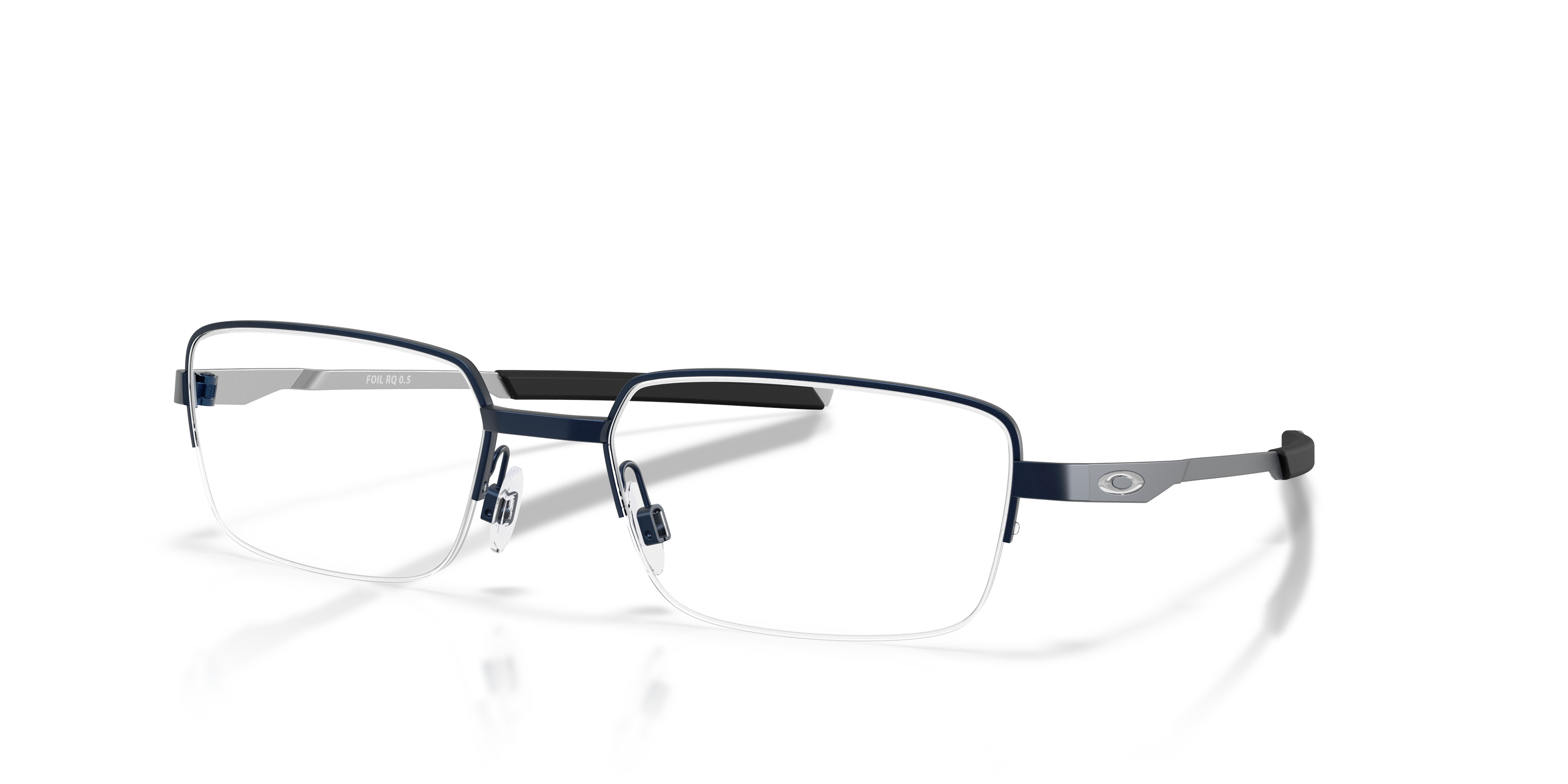 Oakley OX3100 Foil RQ 0.5 Unisex Rectangle Eyeglass Frames - Matte Midnight Frame