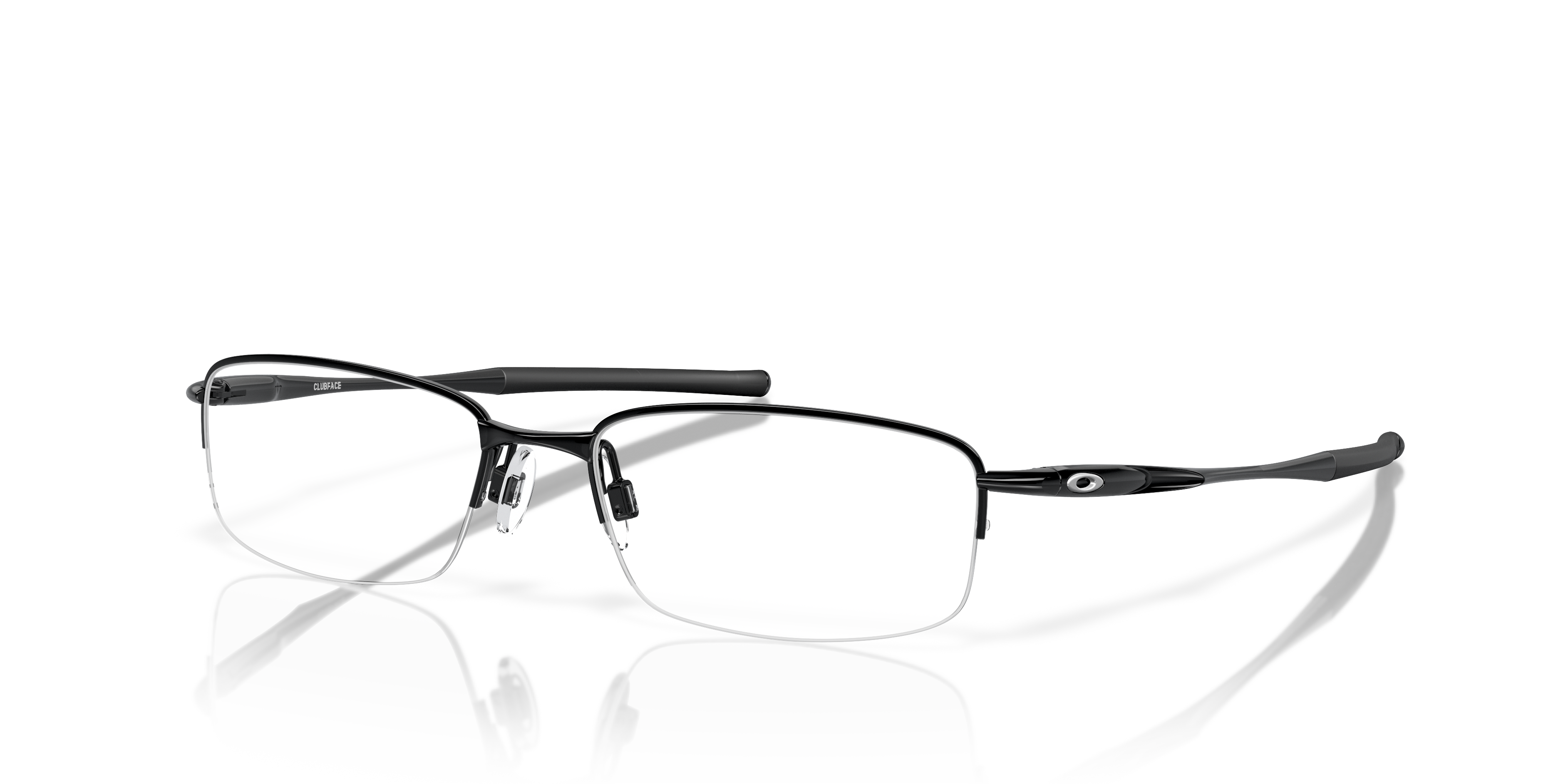 Oakley OX3102 Clubface Men's Rectangle Eyeglass Frames - Pewter Frame
