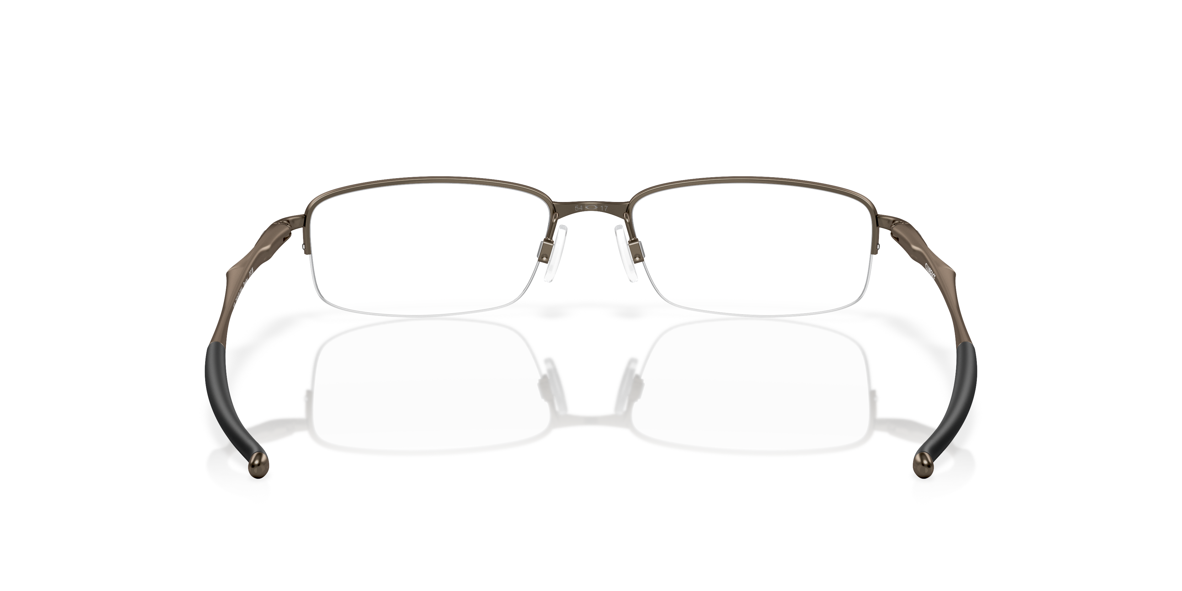Oakley OX3102 Clubface Men's Rectangle Eyeglass Frames - Pewter Frame