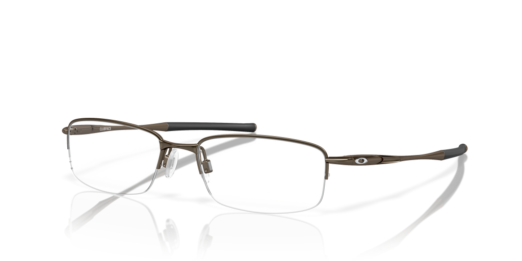 Oakley OX3102 Clubface Men's Rectangle Eyeglass Frames - Polished Black Frame
