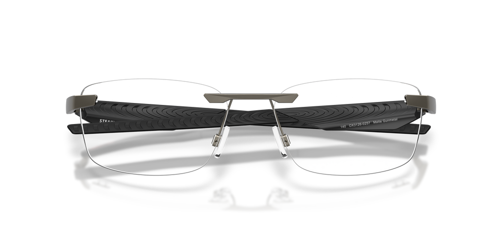 Oakley OX3126 Steakhouse 1.0 Unisex Rectangle Eyeglass Frames - Matte Midnight Frame