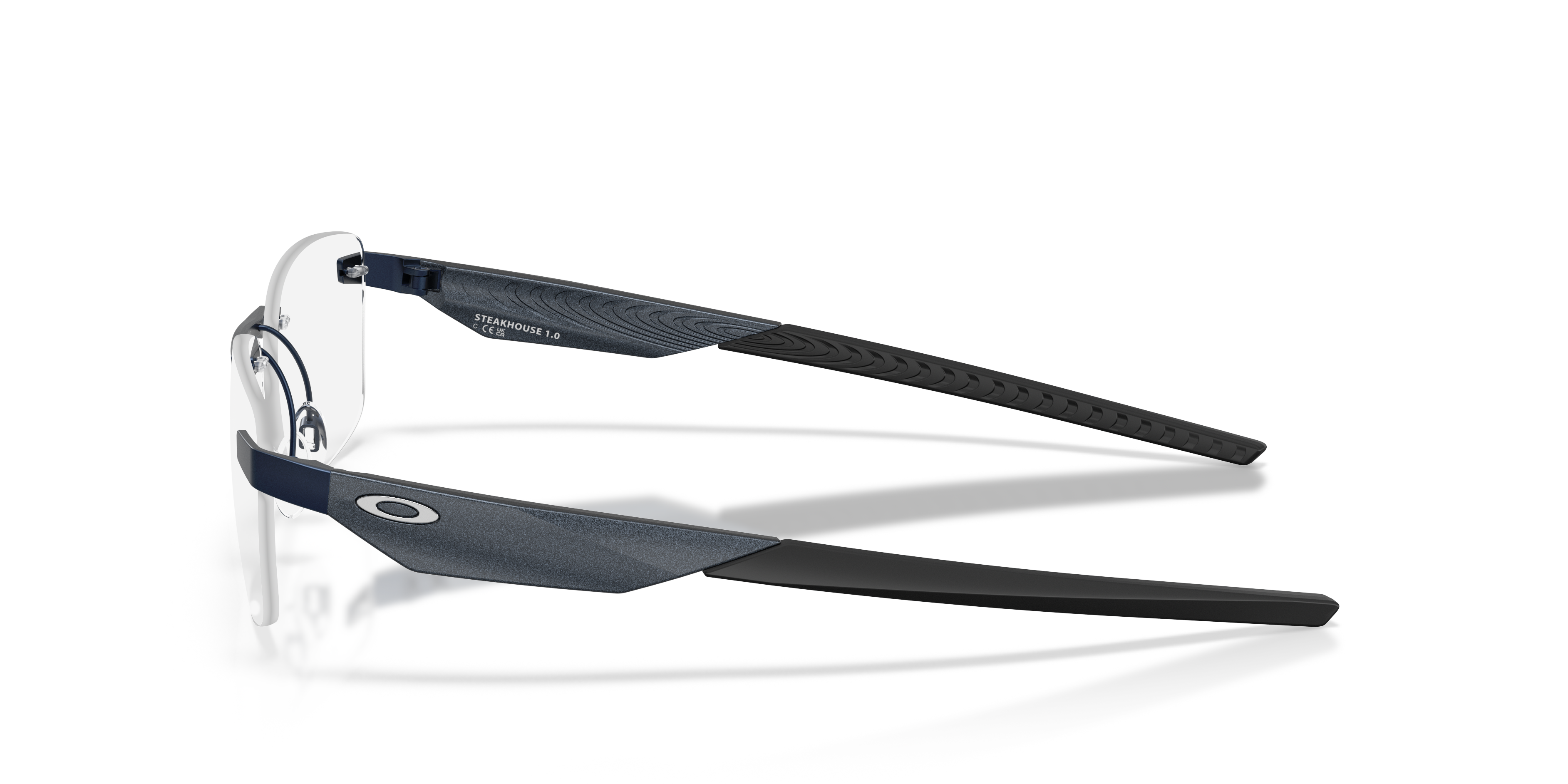 Oakley OX3126 Steakhouse 1.0 Unisex Rectangle Eyeglass Frames - Matte Midnight Frame