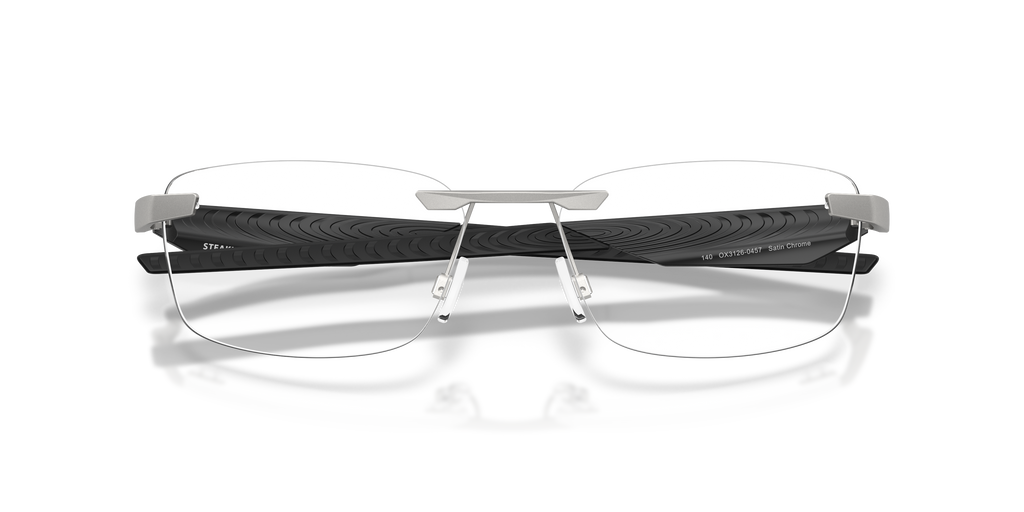 Oakley OX3126 Steakhouse 1.0 Unisex Rectangle Eyeglass Frames - Satin Black Frame