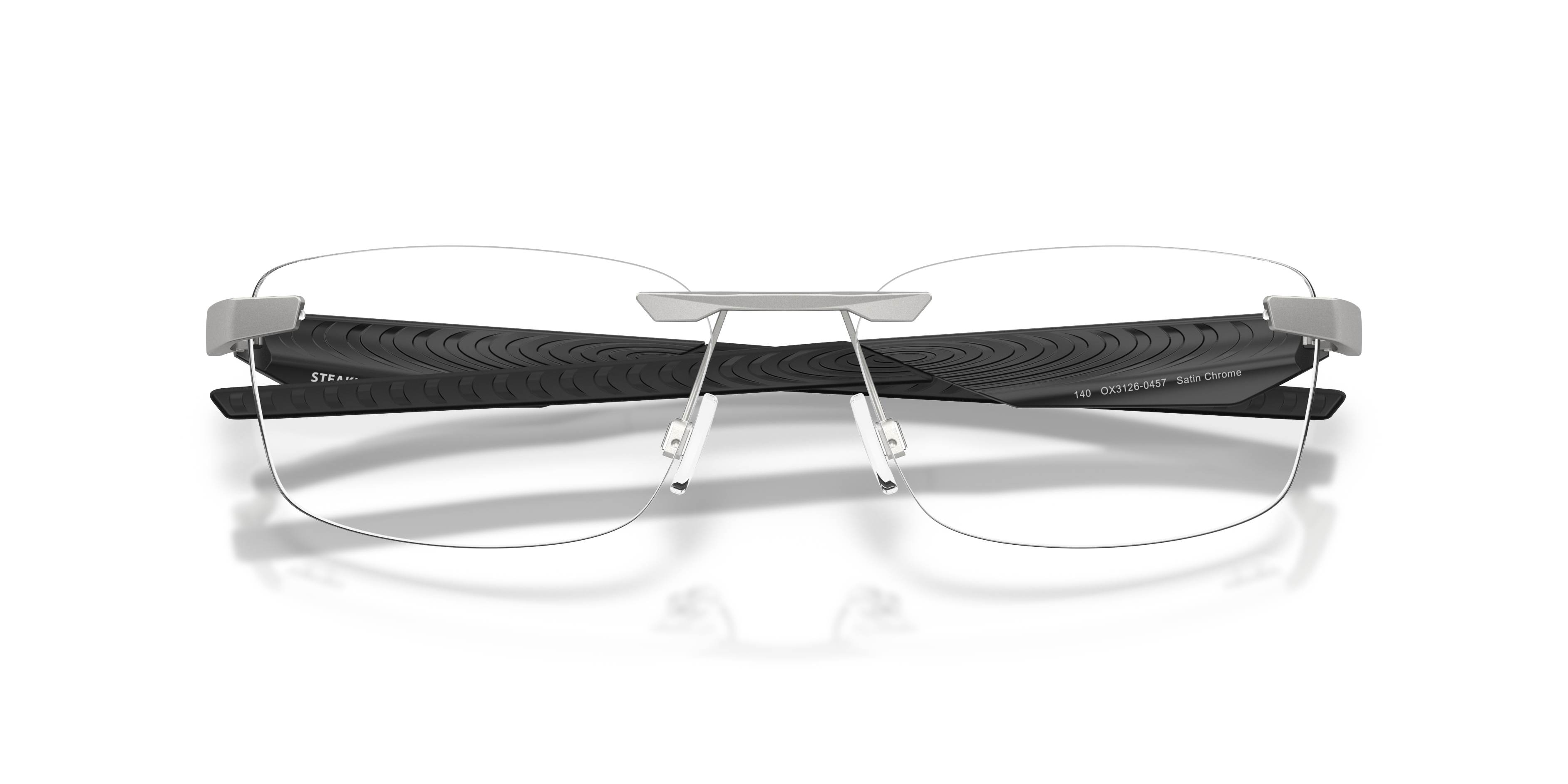 Oakley OX3126 Steakhouse 1.0 Unisex Rectangle Eyeglass Frames - Matte Midnight Frame