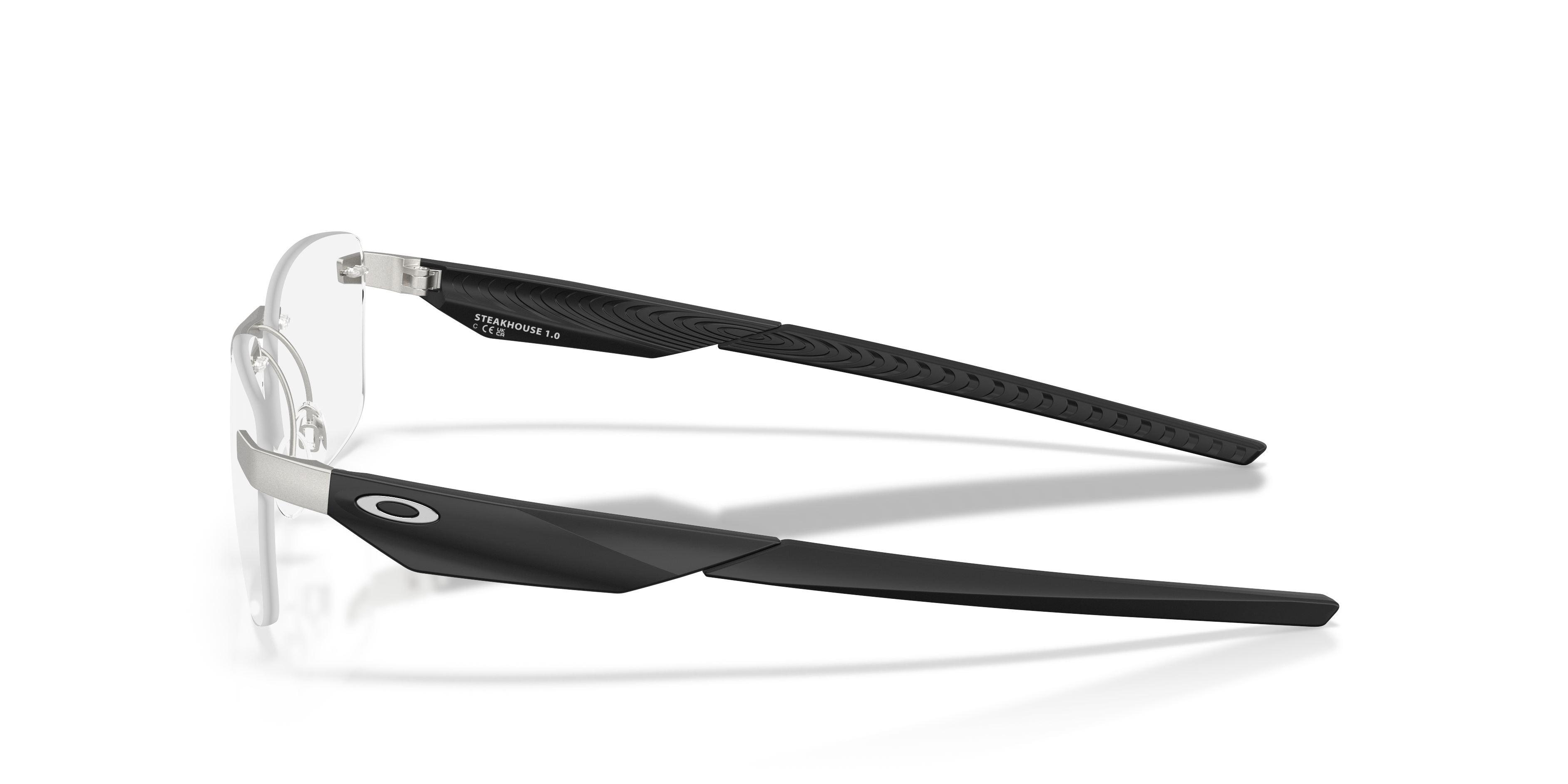 Oakley OX3126 Steakhouse 1.0 Unisex Rectangle Eyeglass Frames - Matte Midnight Frame