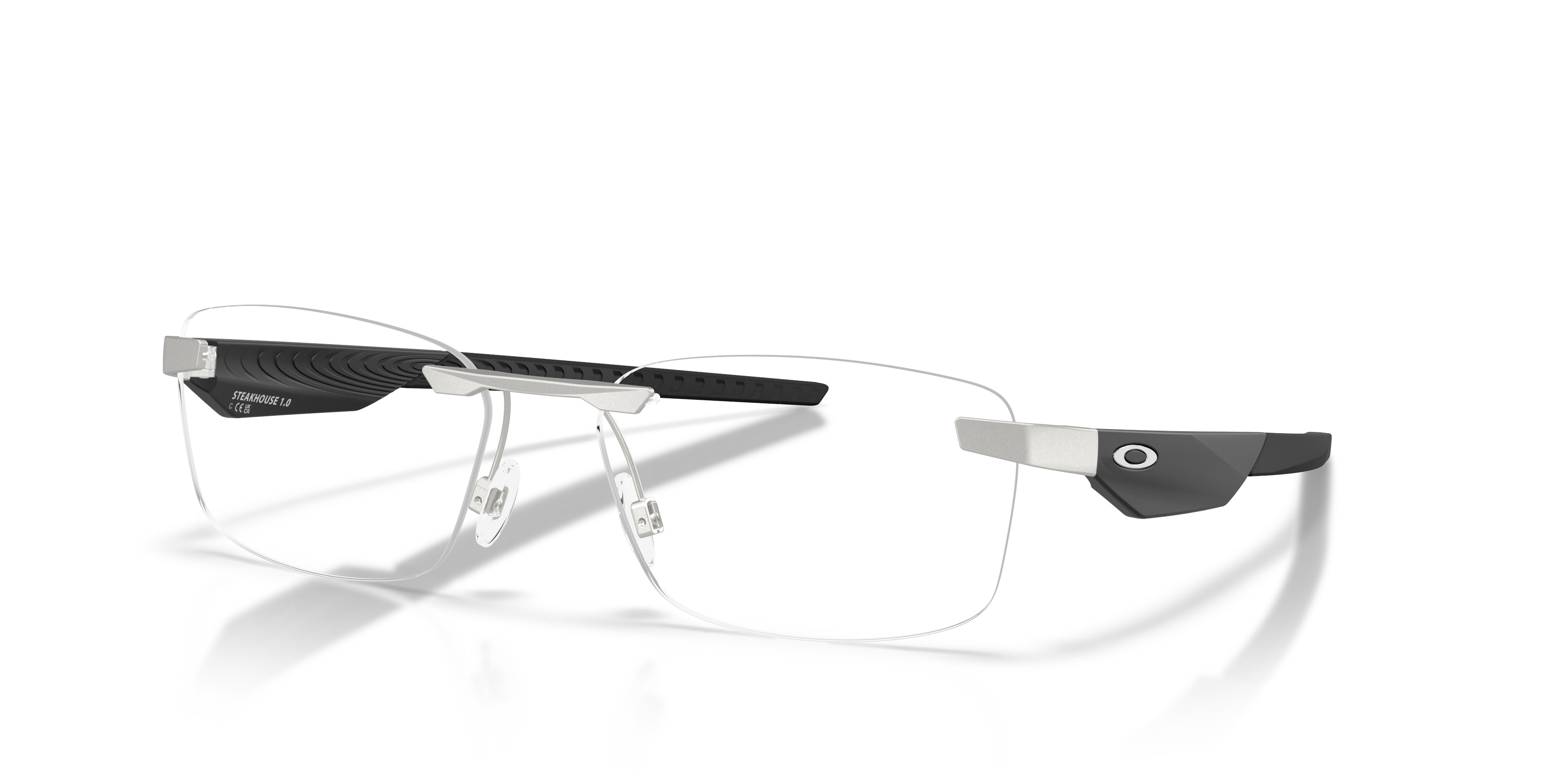 Oakley OX3126 Steakhouse 1.0 Unisex Rectangle Eyeglass Frames - Matte Midnight Frame