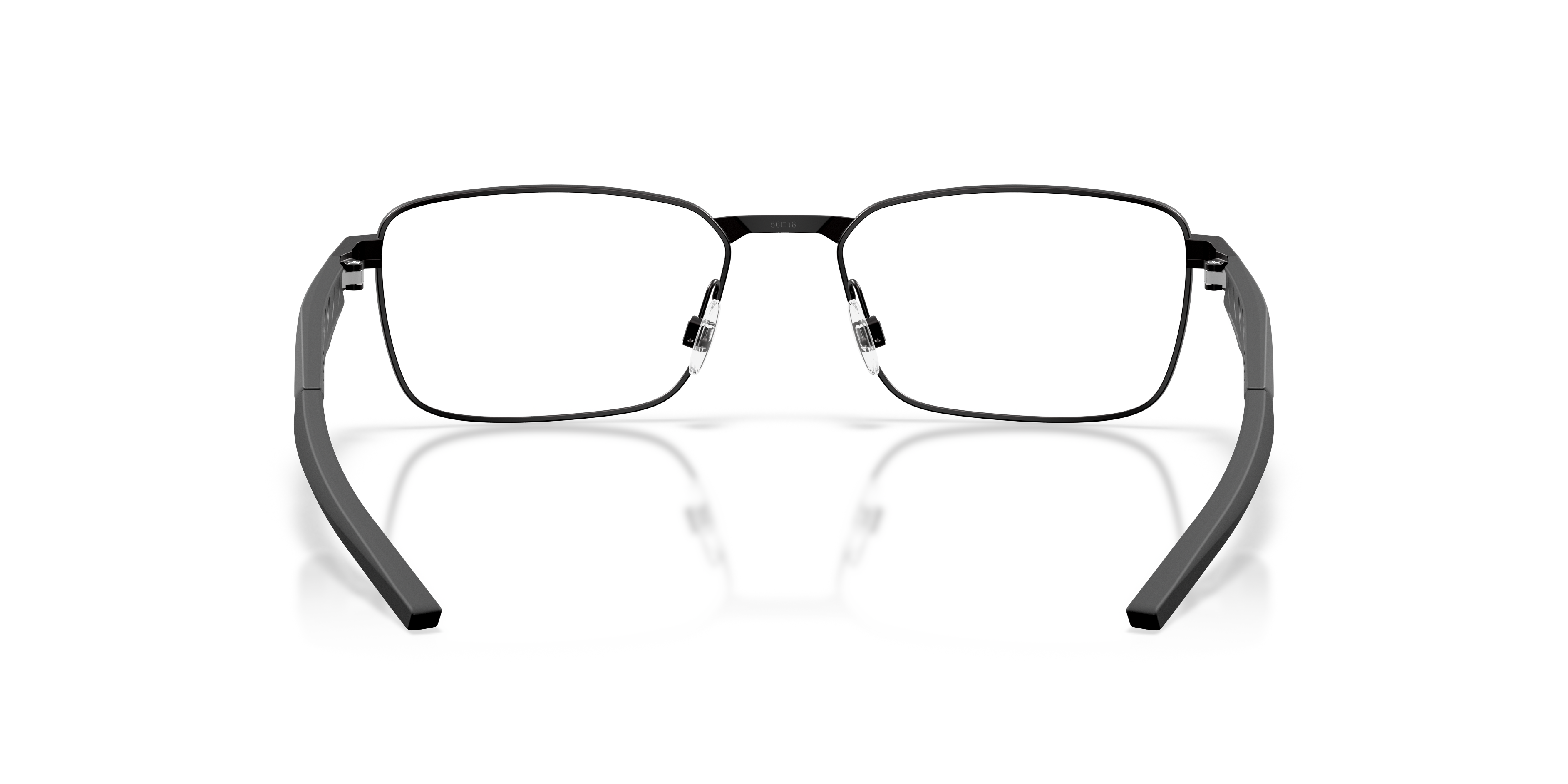 Oakley OX3140 Steakhouse Unisex Rectangle Eyeglass Frames - Satin Lead Frame