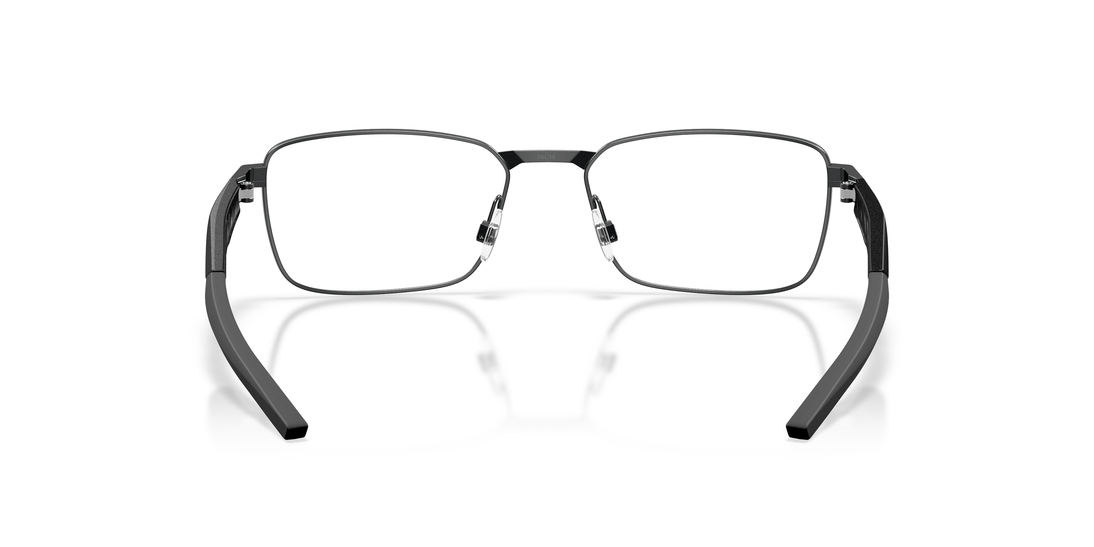 Oakley OX3140 Steakhouse Unisex Rectangle Eyeglass Frames - Satin Black Frame