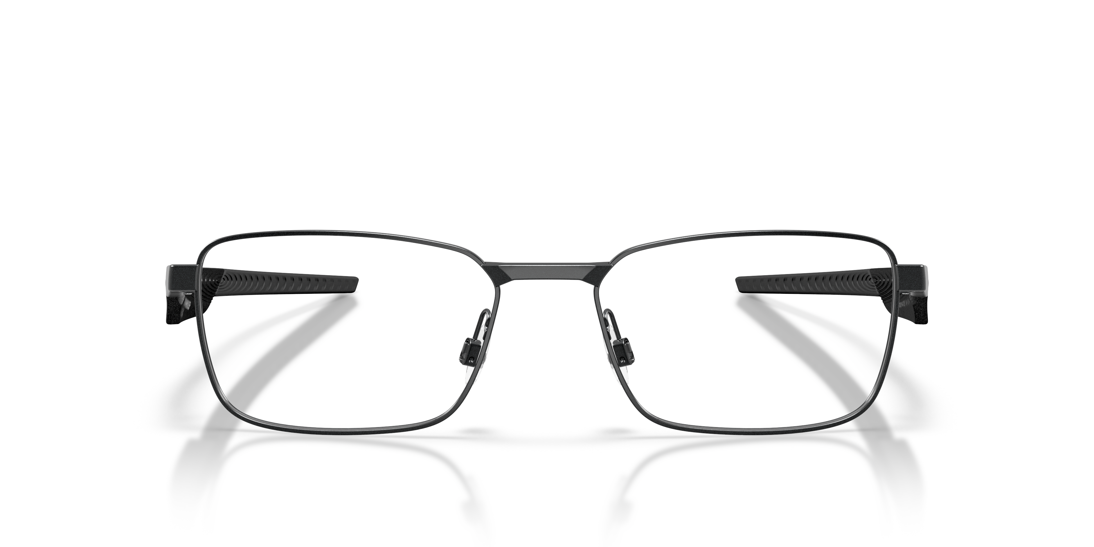 Oakley OX3140 Steakhouse Unisex Rectangle Eyeglass Frames - Satin Light Steel Frame