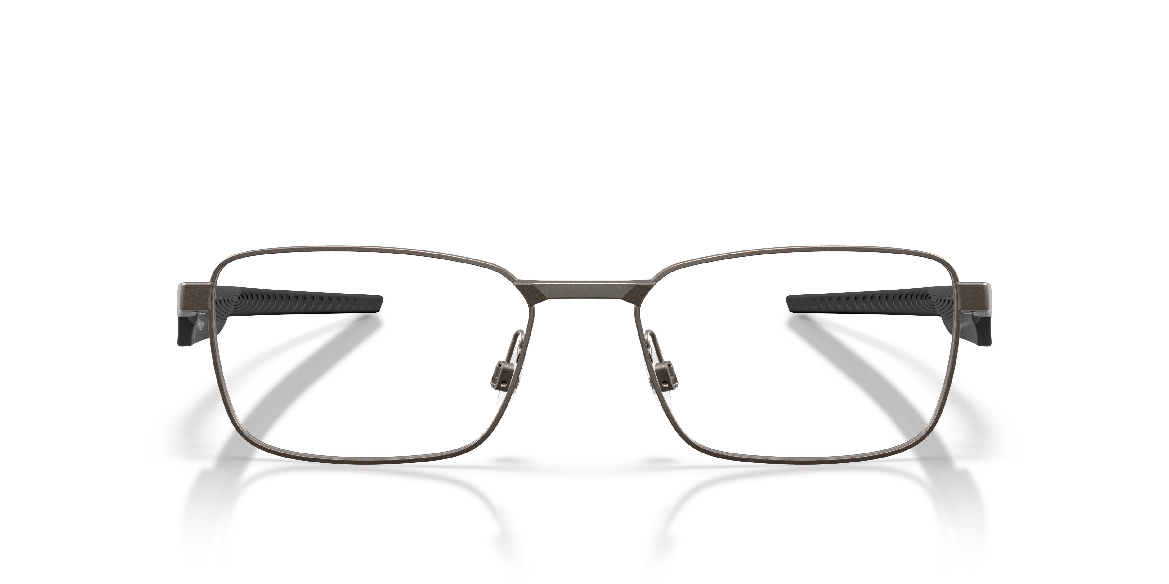 Oakley OX3140 Steakhouse Unisex Rectangle Eyeglass Frames - Satin Light Steel Frame