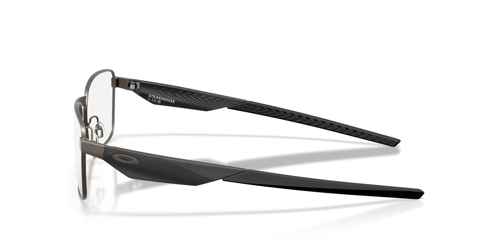 Oakley OX3140 Steakhouse Unisex Rectangle Eyeglass Frames - Matte Midnight Frame