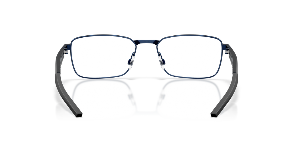 Oakley OX3140 Steakhouse Unisex Rectangle Eyeglass Frames - Satin Light Steel Frame
