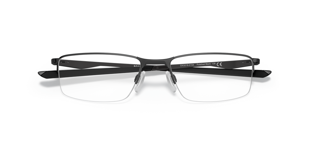 Oakley OX3218 Socket 5.5 Men's Rectangle Eyeglass Frames - Satin Lead Frame
