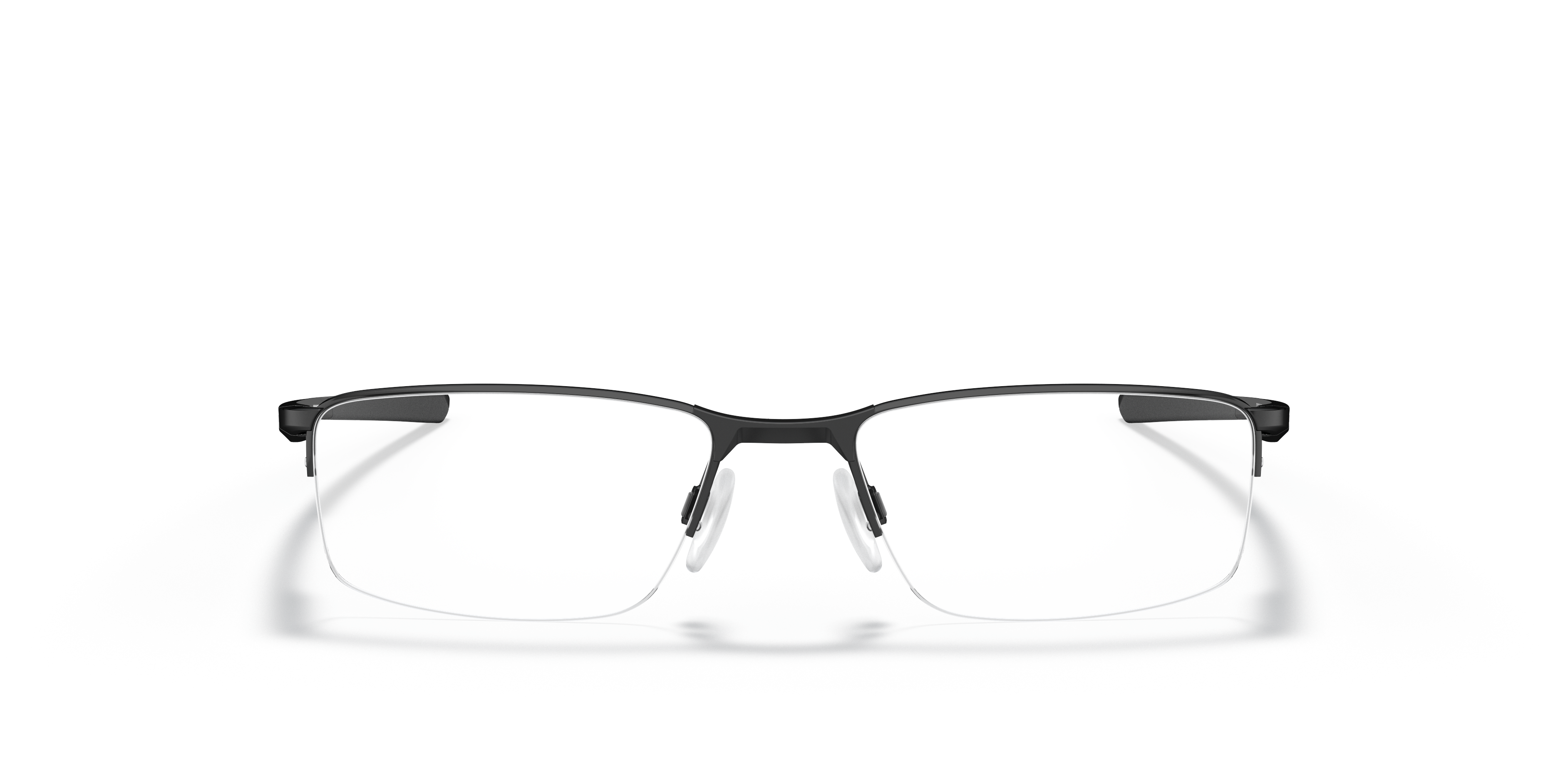 Oakley OX3218 Socket 5.5 Men's Rectangle Eyeglass Frames - Polished Black Frame