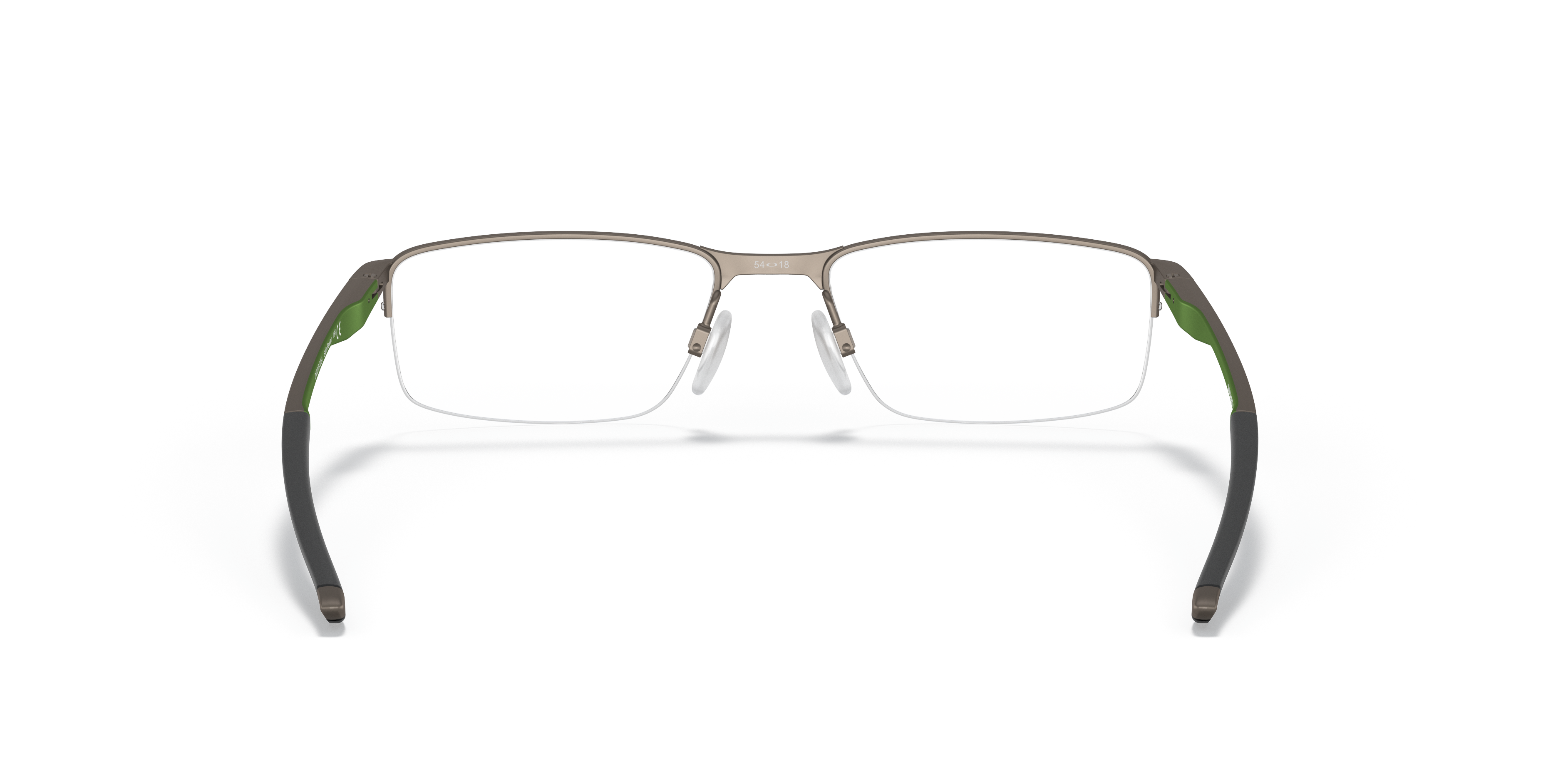 Oakley OX3218 Socket 5.5 Men's Rectangle Eyeglass Frames - Matte Gunmetal Frame