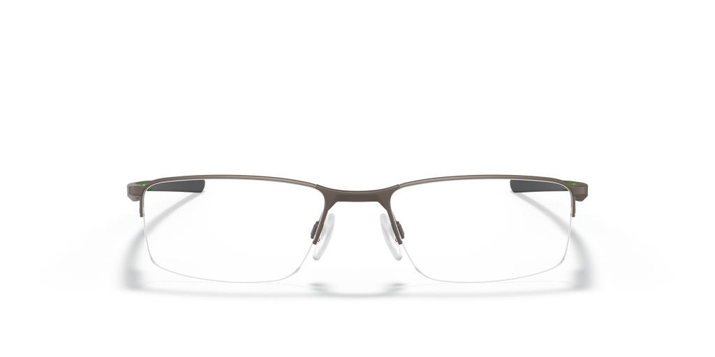 Oakley OX3218 Socket 5.5 Men's Rectangle Eyeglass Frames - Pewter Frame