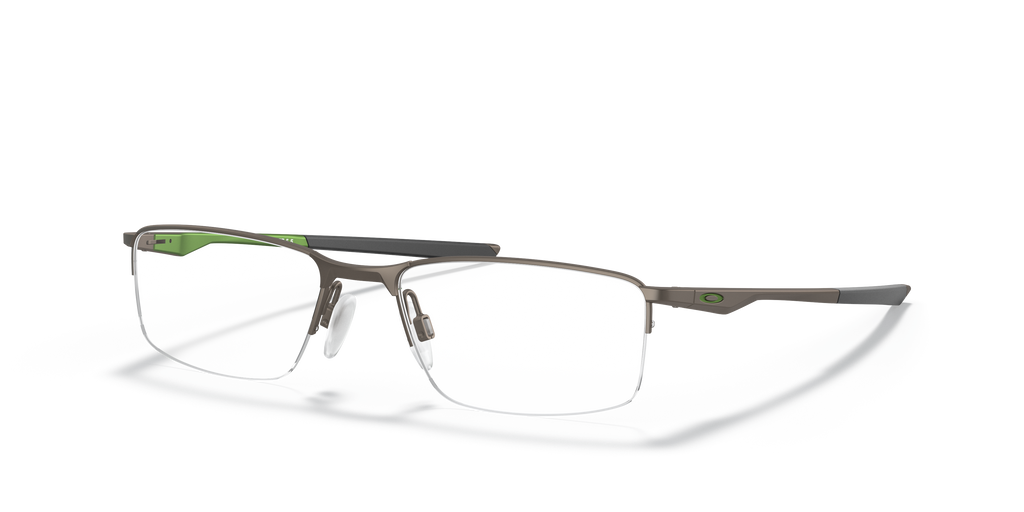 Oakley OX3218 Socket 5.5 Men's Rectangle Eyeglass Frames - Matte Gunmetal Frame