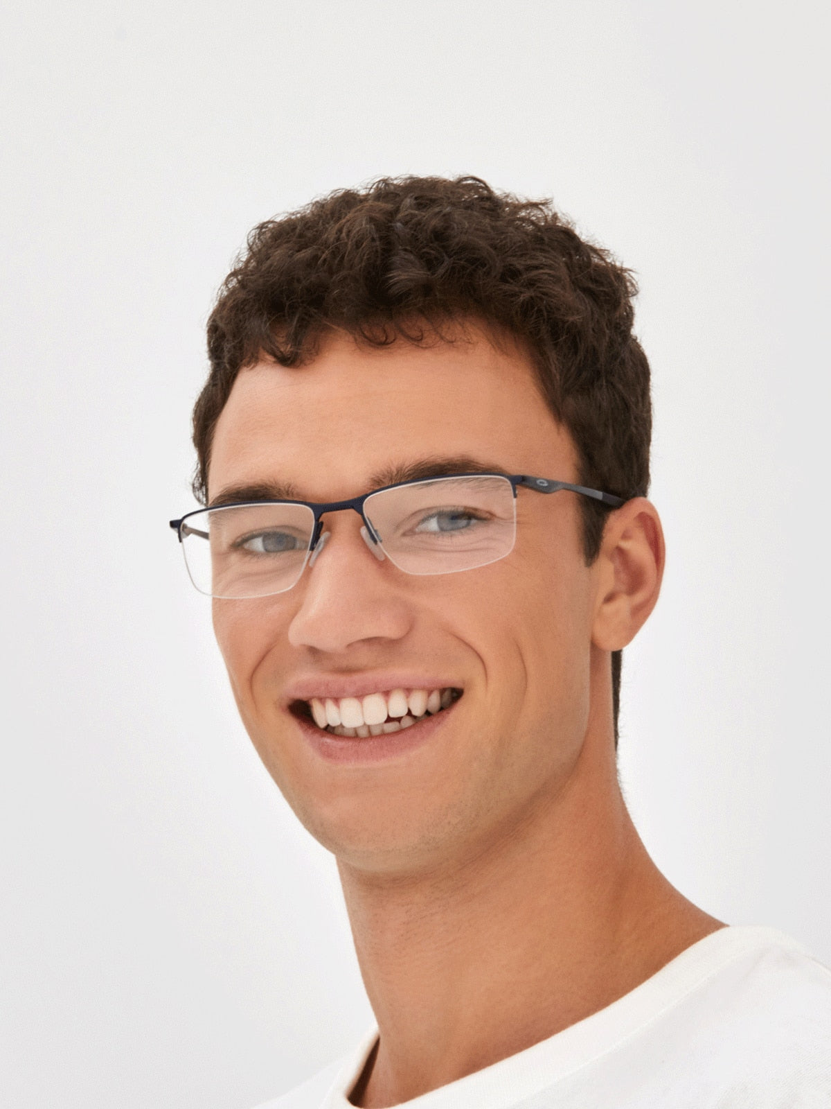 Oakley OX3218 Socket 5.5 Men's Rectangle Eyeglass Frames - Matte Gunmetal Frame
