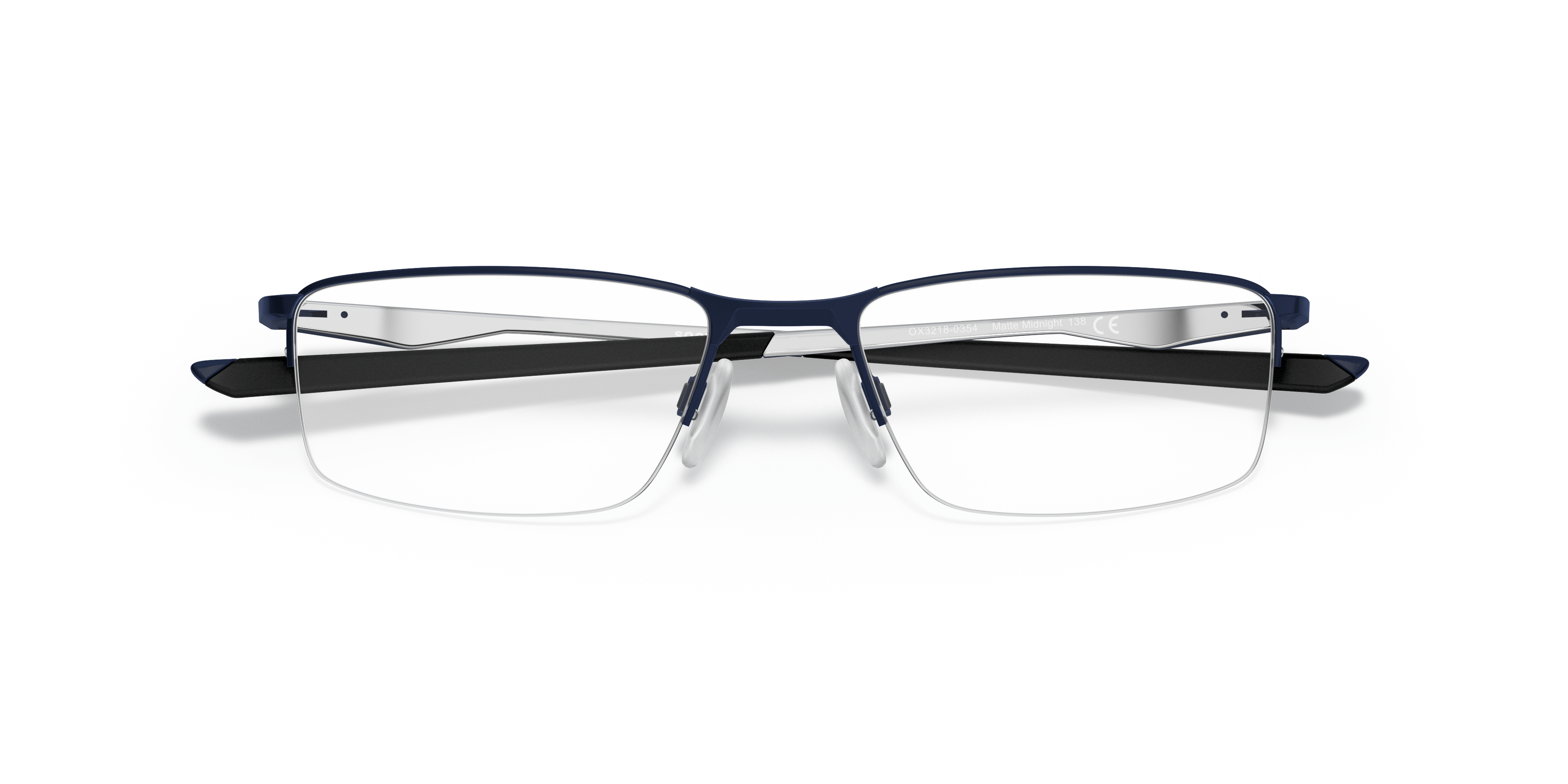 Oakley OX3218 Socket 5.5 Men's Rectangle Eyeglass Frames - Pewter Frame