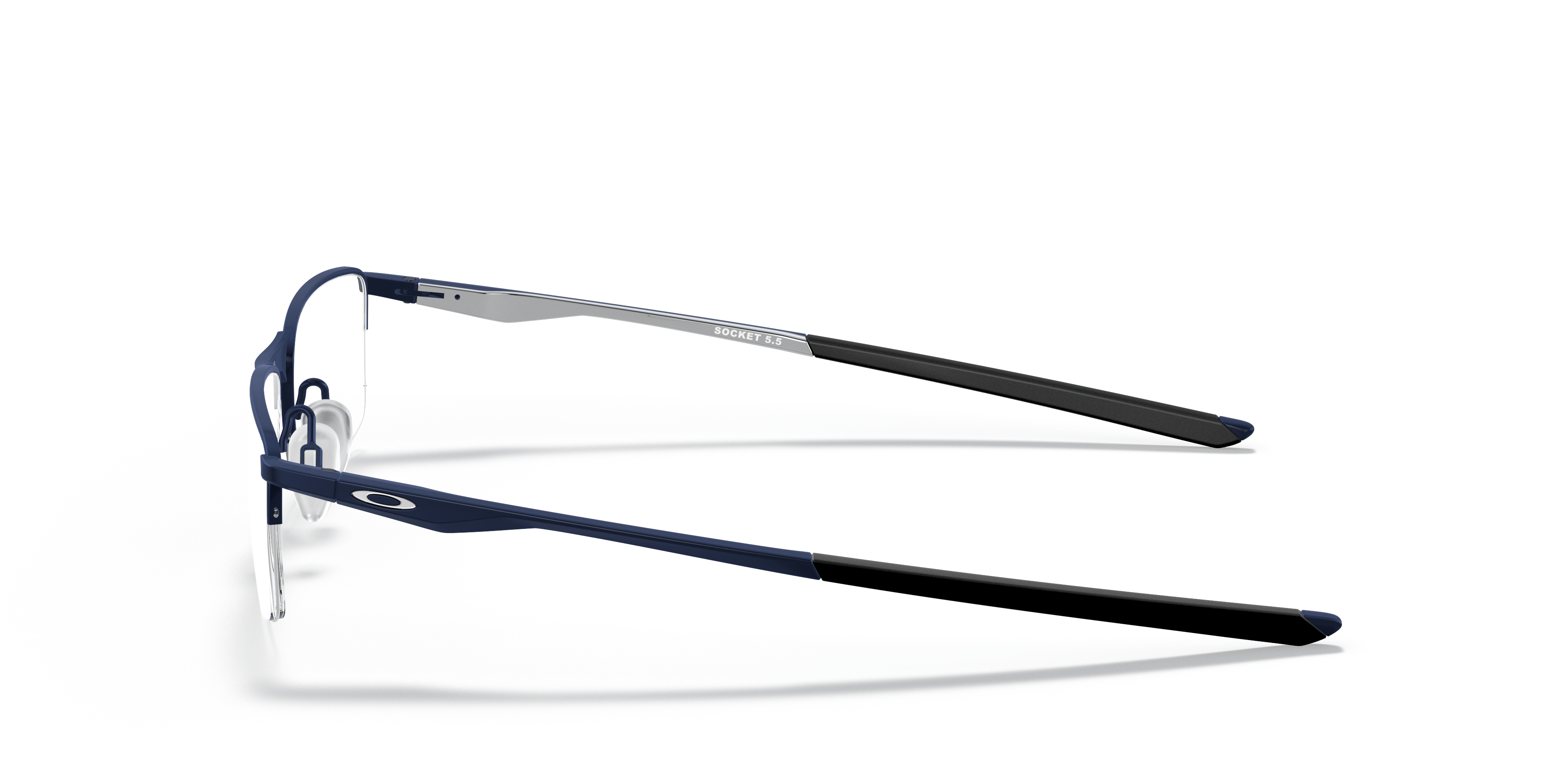 Oakley OX3218 Socket 5.5 Men's Rectangle Eyeglass Frames - Matte Midnight Frame