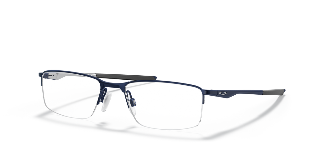 Oakley OX3218 Socket 5.5 Men's Rectangle Eyeglass Frames - Pewter Frame