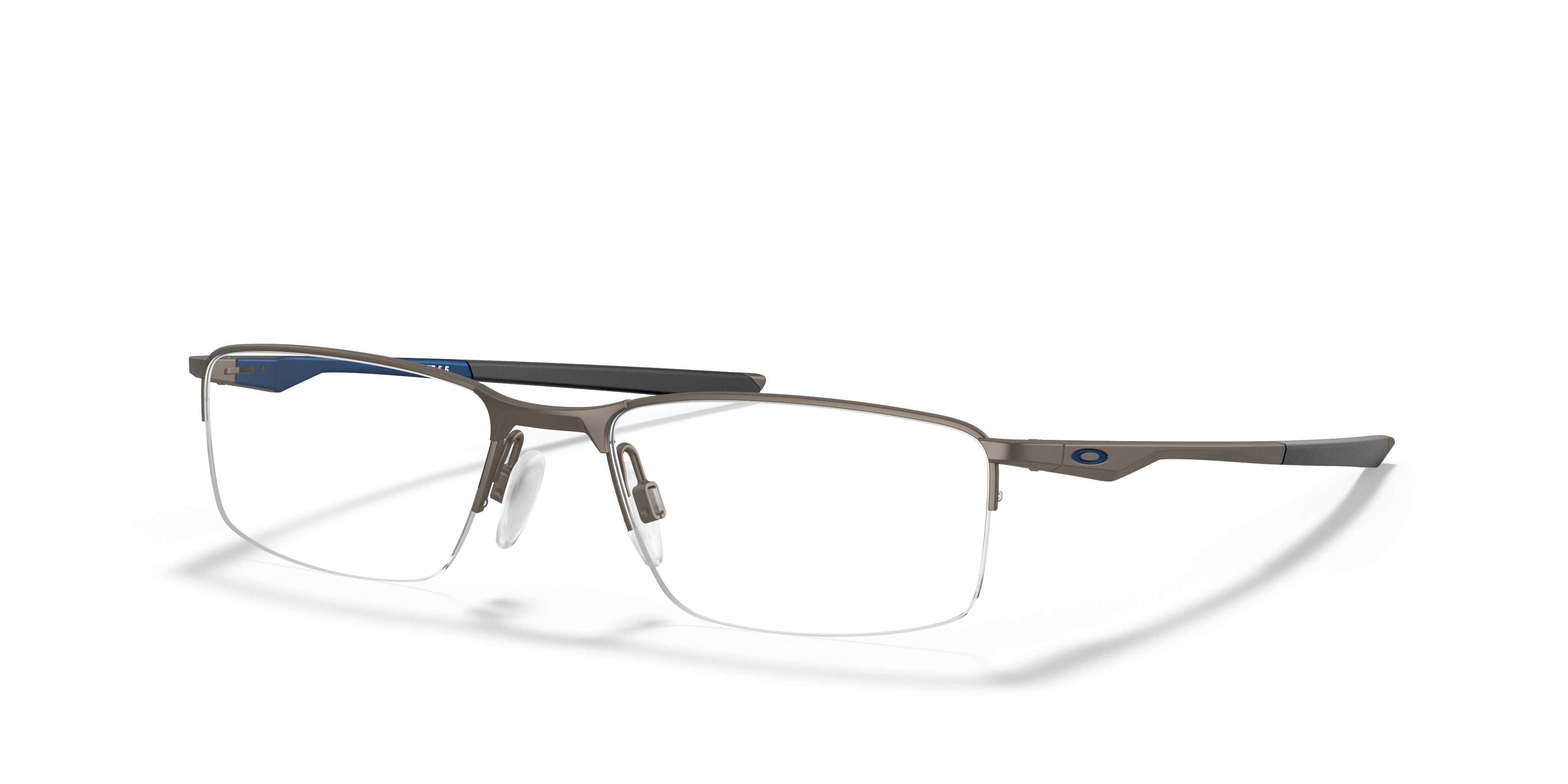Oakley OX3218 Socket 5.5 Men's Rectangle Eyeglass Frames - Matte Gunmetal Frame