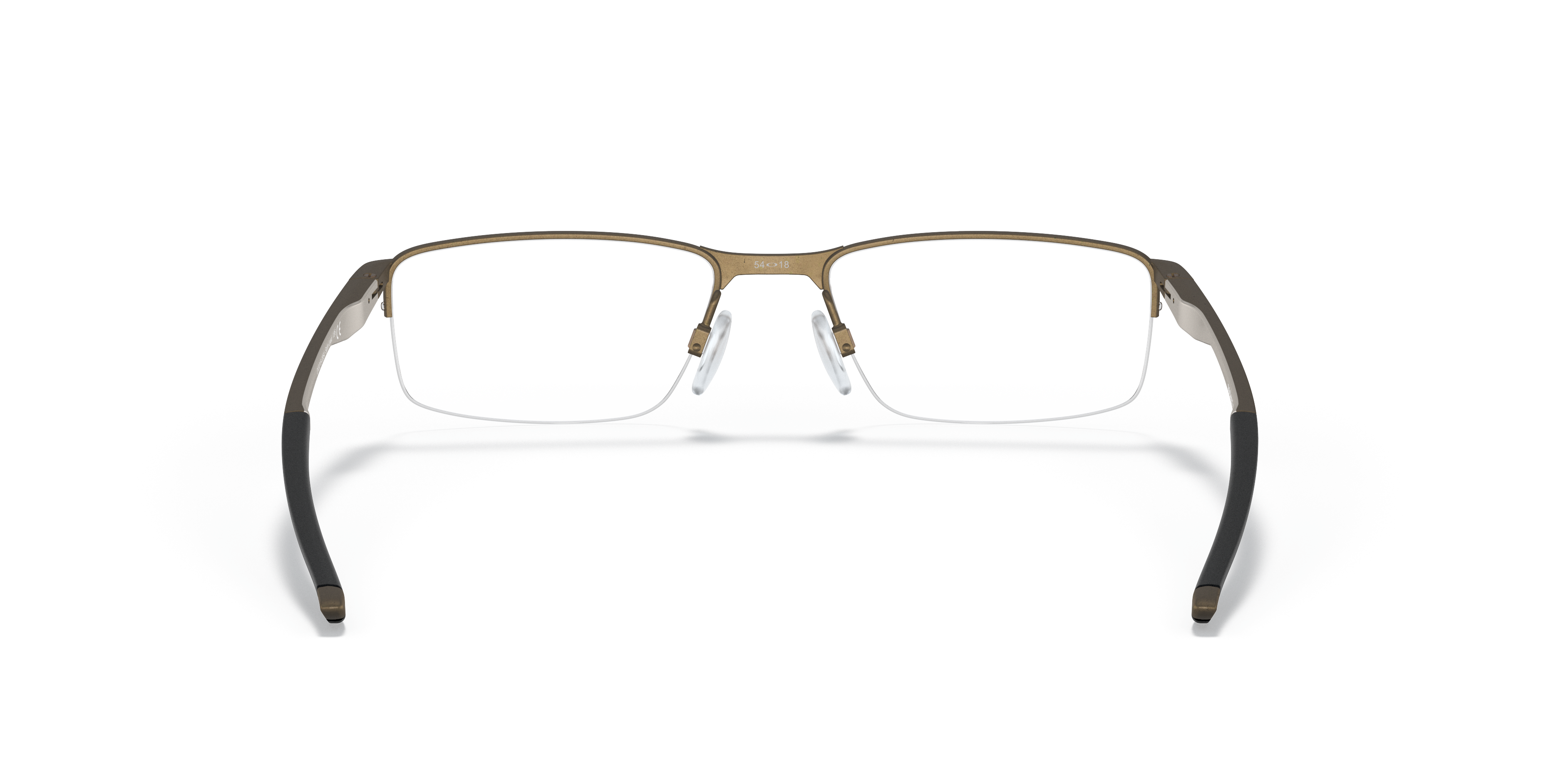 Oakley OX3218 Socket 5.5 Men's Rectangle Eyeglass Frames - Polished Black Frame