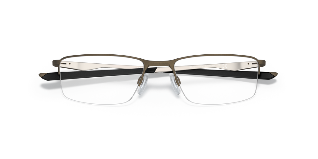 Oakley OX3218 Socket 5.5 Men's Rectangle Eyeglass Frames - Satin Pewter Frame