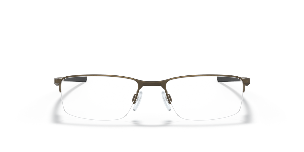 Oakley OX3218 Socket 5.5 Men's Rectangle Eyeglass Frames - Matte Gunmetal Frame
