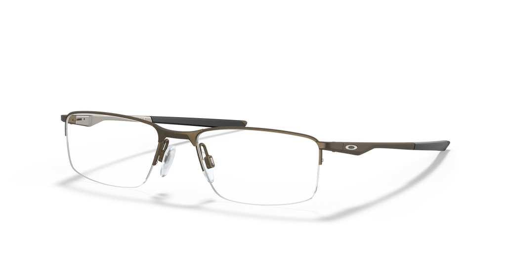 Oakley OX3218 Socket 5.5 Men's Rectangle Eyeglass Frames - Matte Gunmetal Frame