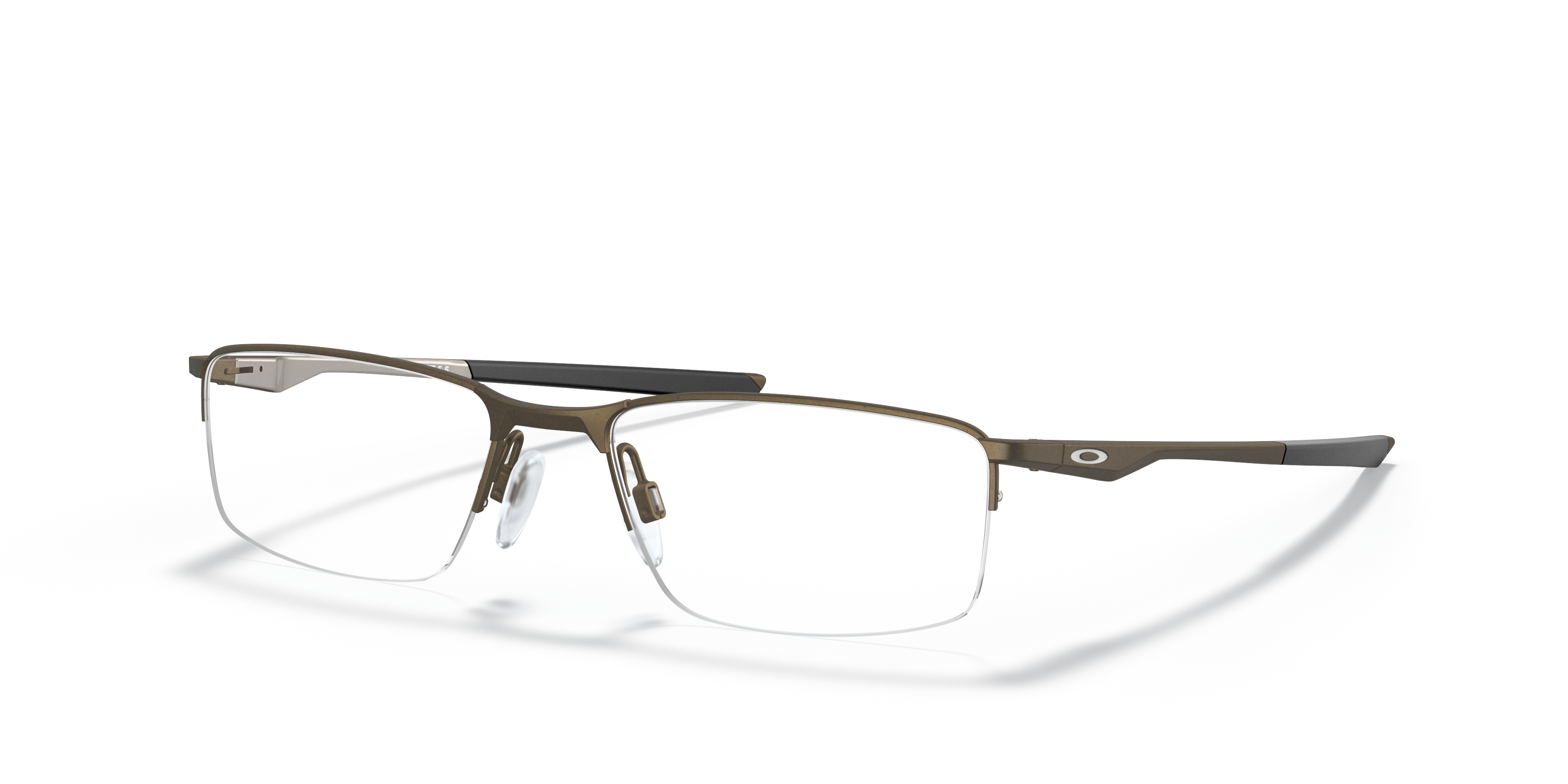 Oakley OX3218 Socket 5.5 Men's Rectangle Eyeglass Frames - Matte Midnight Frame