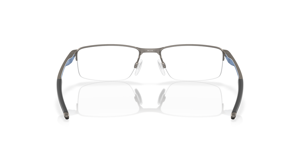 Oakley OX3218 Socket 5.5 Men's Rectangle Eyeglass Frames - Polished Black Frame