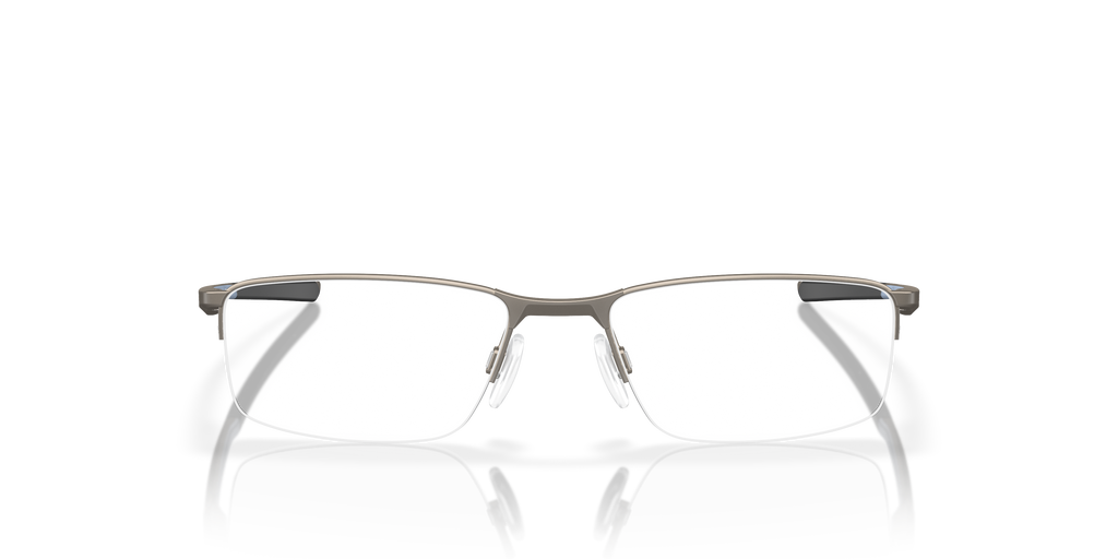 Oakley OX3218 Socket 5.5 Men's Rectangle Eyeglass Frames - Satin Lead Frame