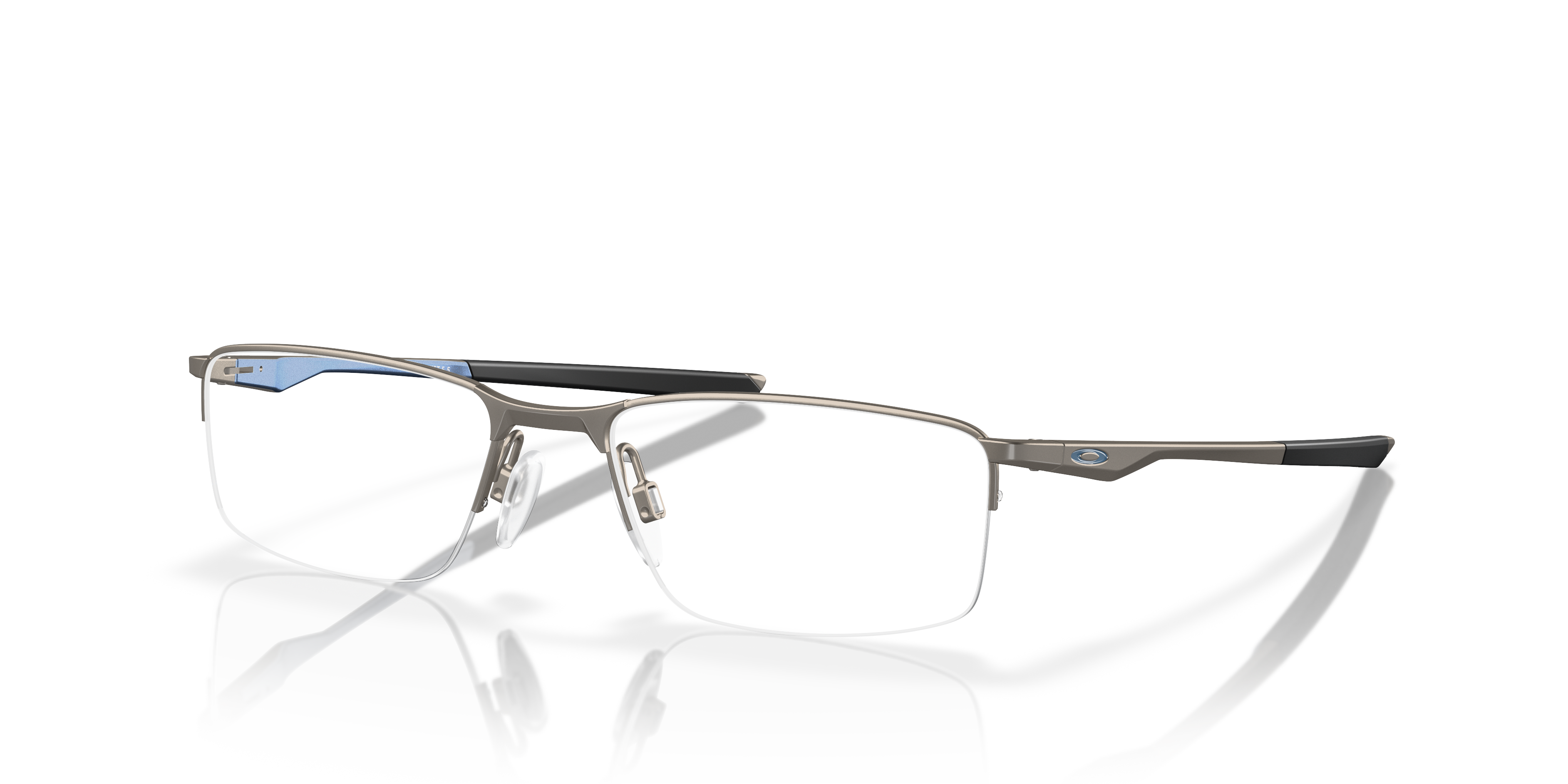 Oakley OX3218 Socket 5.5 Men's Rectangle Eyeglass Frames - Matte Gunmetal Frame
