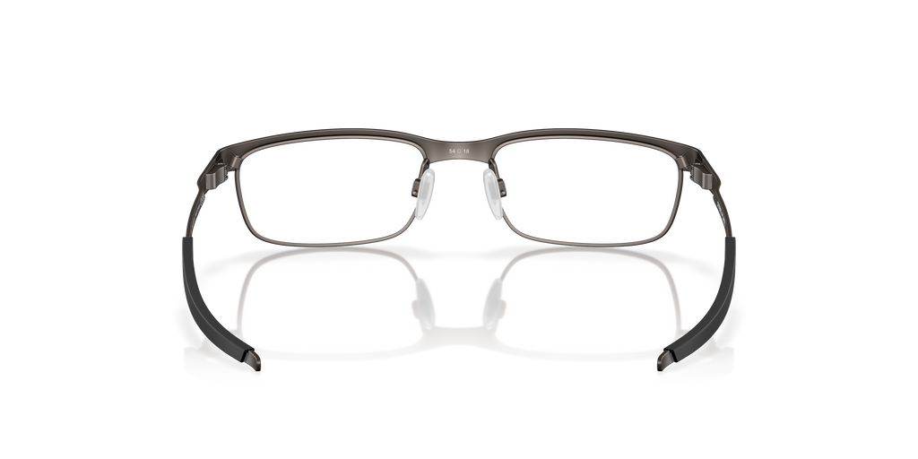 Oakley OX3222 Steel Plate Men's Rectangle Eyeglass Frames - Powder Midnight Frame