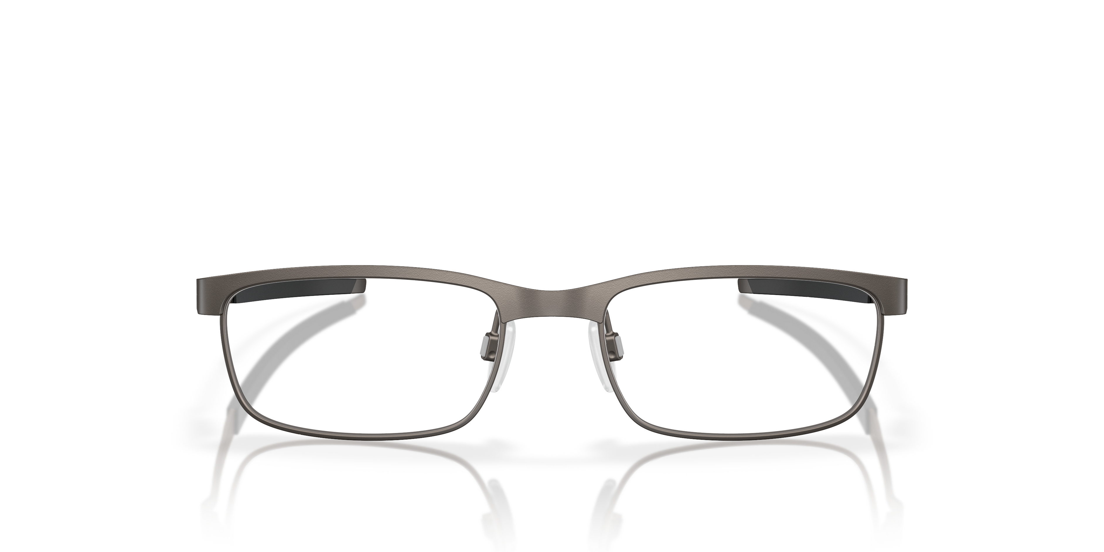 Oakley OX3222 Steel Plate Men's Rectangle Eyeglass Frames - Powder Cement Frame