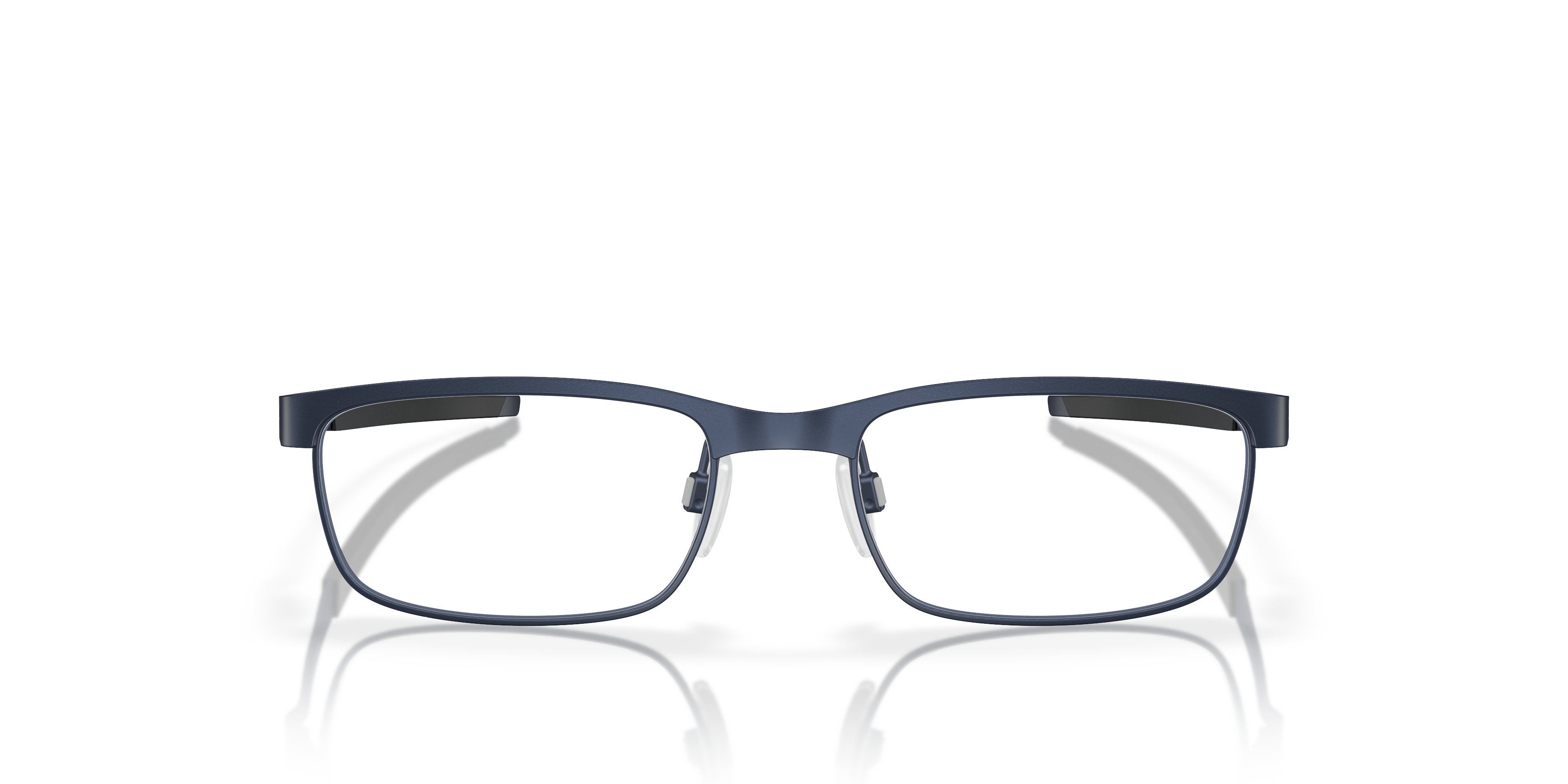 Oakley OX3222 Steel Plate Men's Rectangle Eyeglass Frames - Powder Midnight Frame