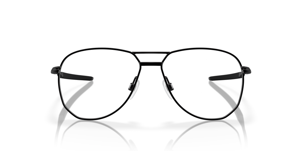 Oakley OX5077 Contrail TI Men's Round Eyeglass Frames - Satin Black Frame