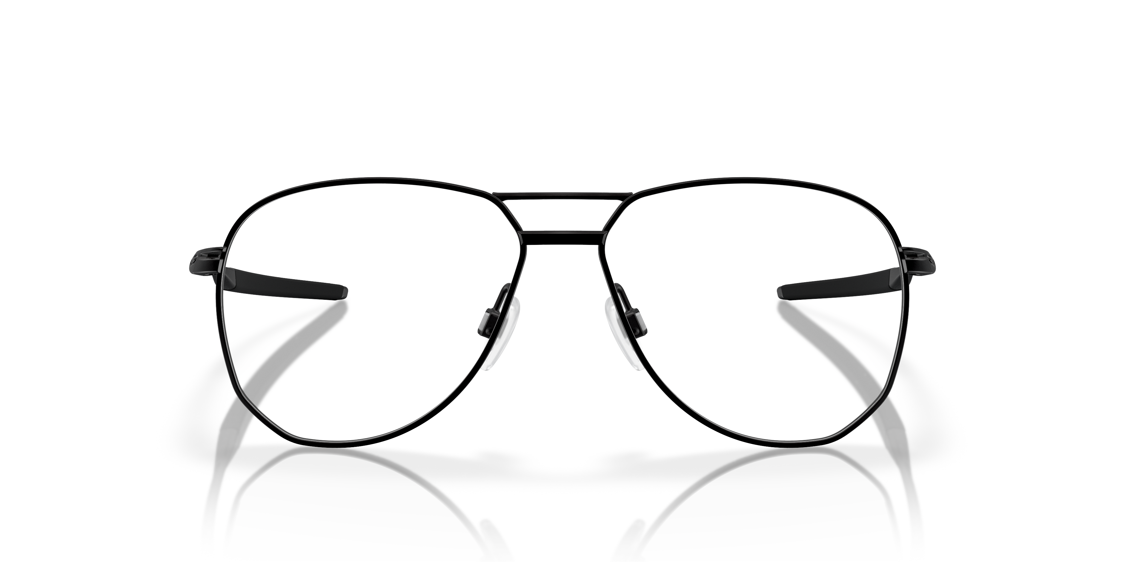 Oakley OX5077 Contrail TI Men's Round Eyeglass Frames - Satin Black Frame