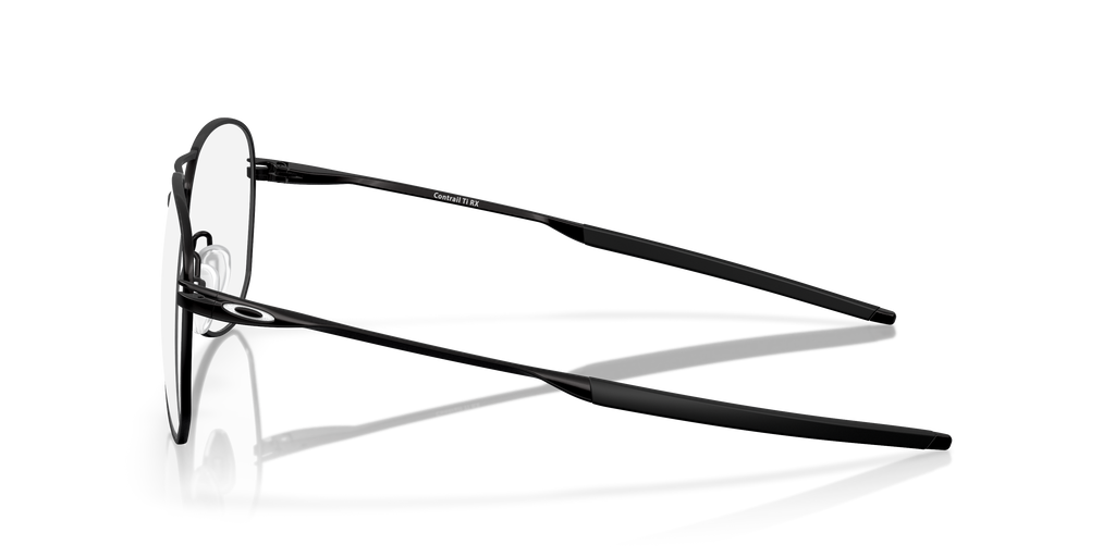 Oakley OX5077 Contrail TI Men's Round Eyeglass Frames - Satin Black Frame