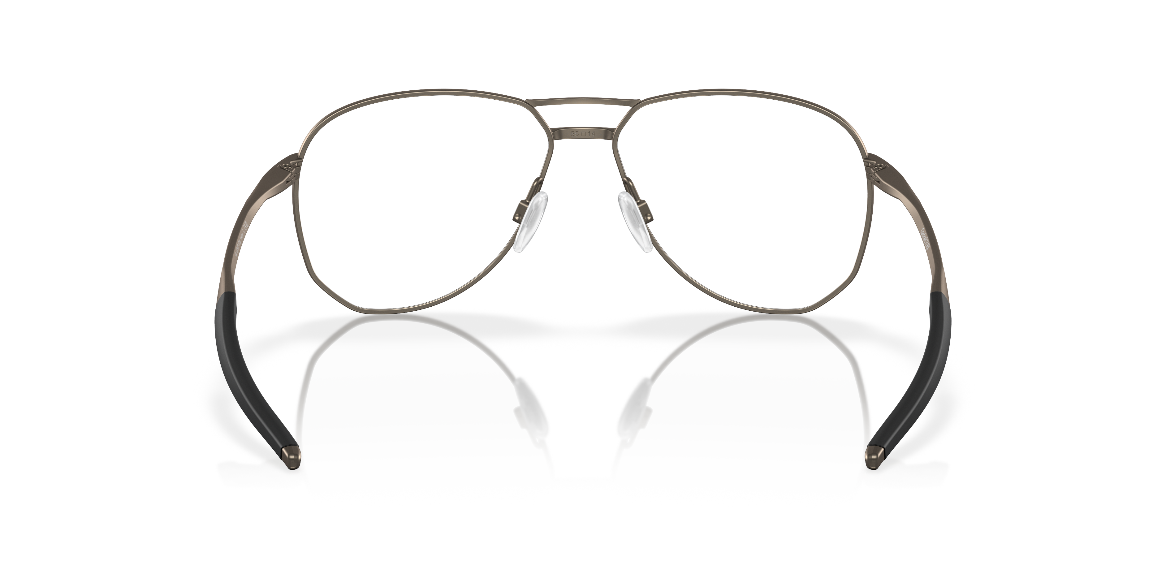 Oakley OX5077 Contrail TI Men's Round Eyeglass Frames - Pewter Frame