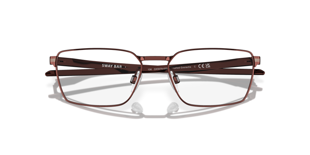 Oakley OX5078 Sway Bar Men's Rectangle Eyeglass Frames - Matte Midnight Frame