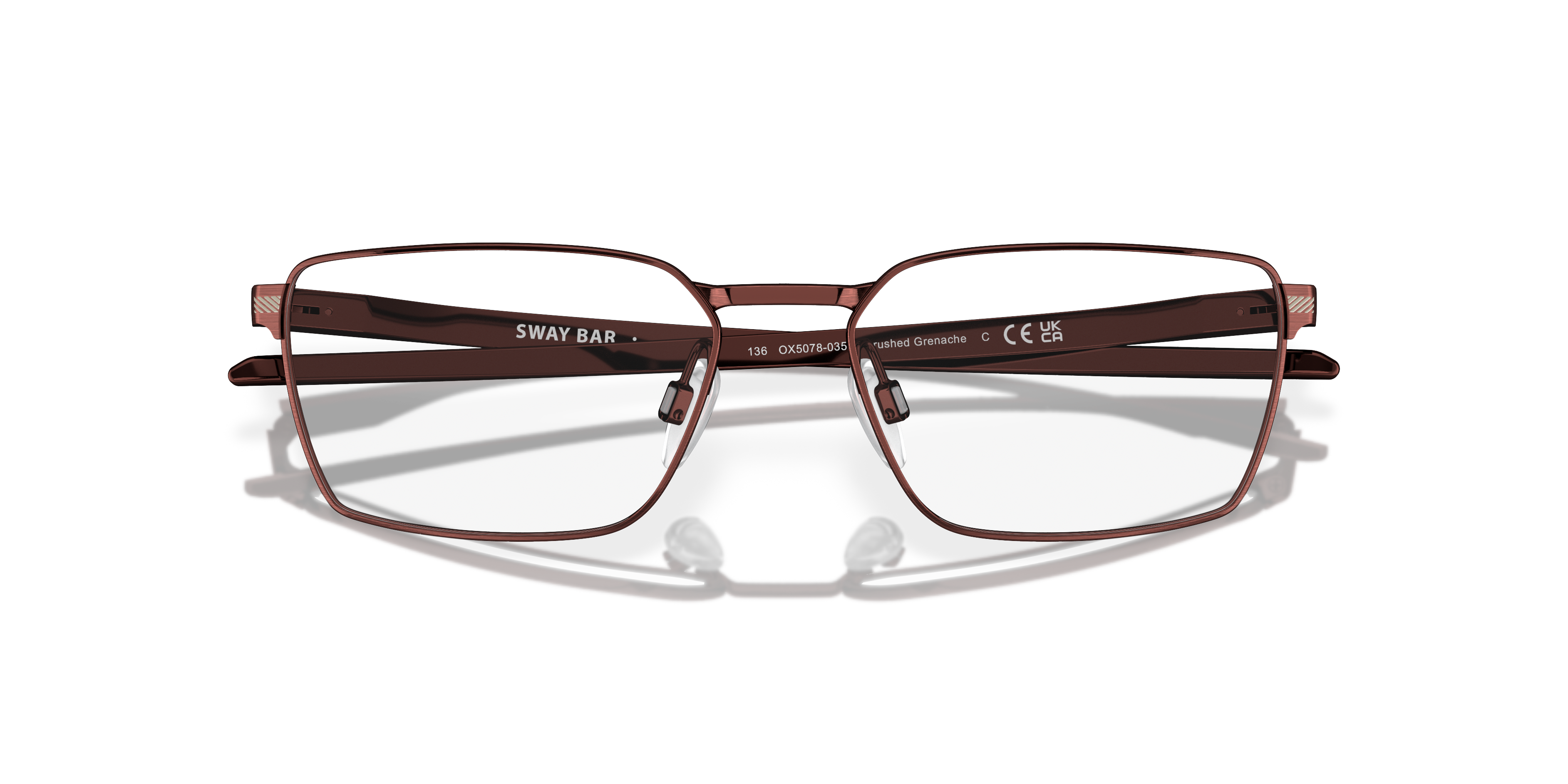 Oakley OX5078 Sway Bar Men's Rectangle Eyeglass Frames - Matte Midnight Frame