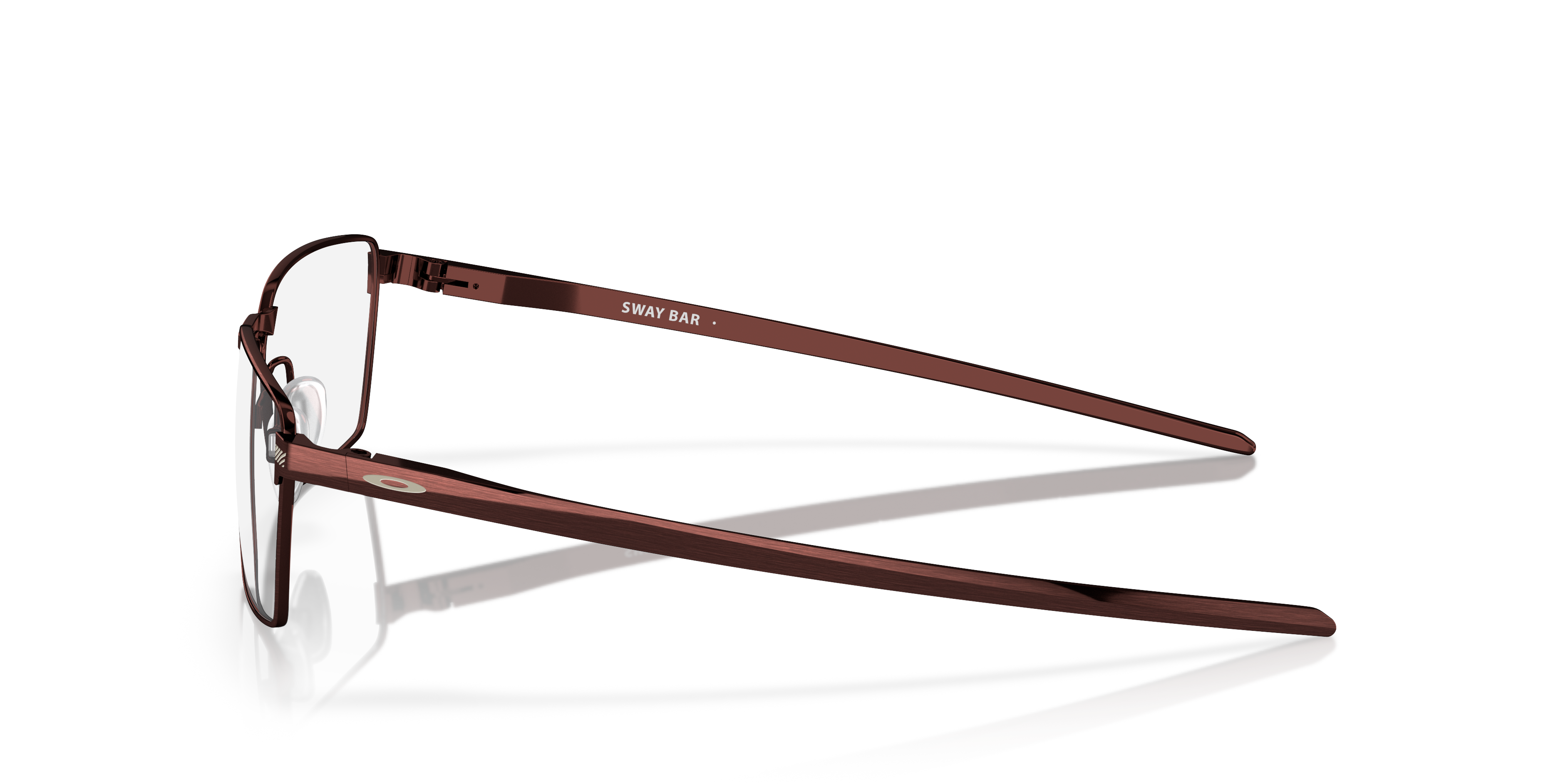 Oakley OX5078 Sway Bar Men's Rectangle Eyeglass Frames - Brushed Grenache Frame