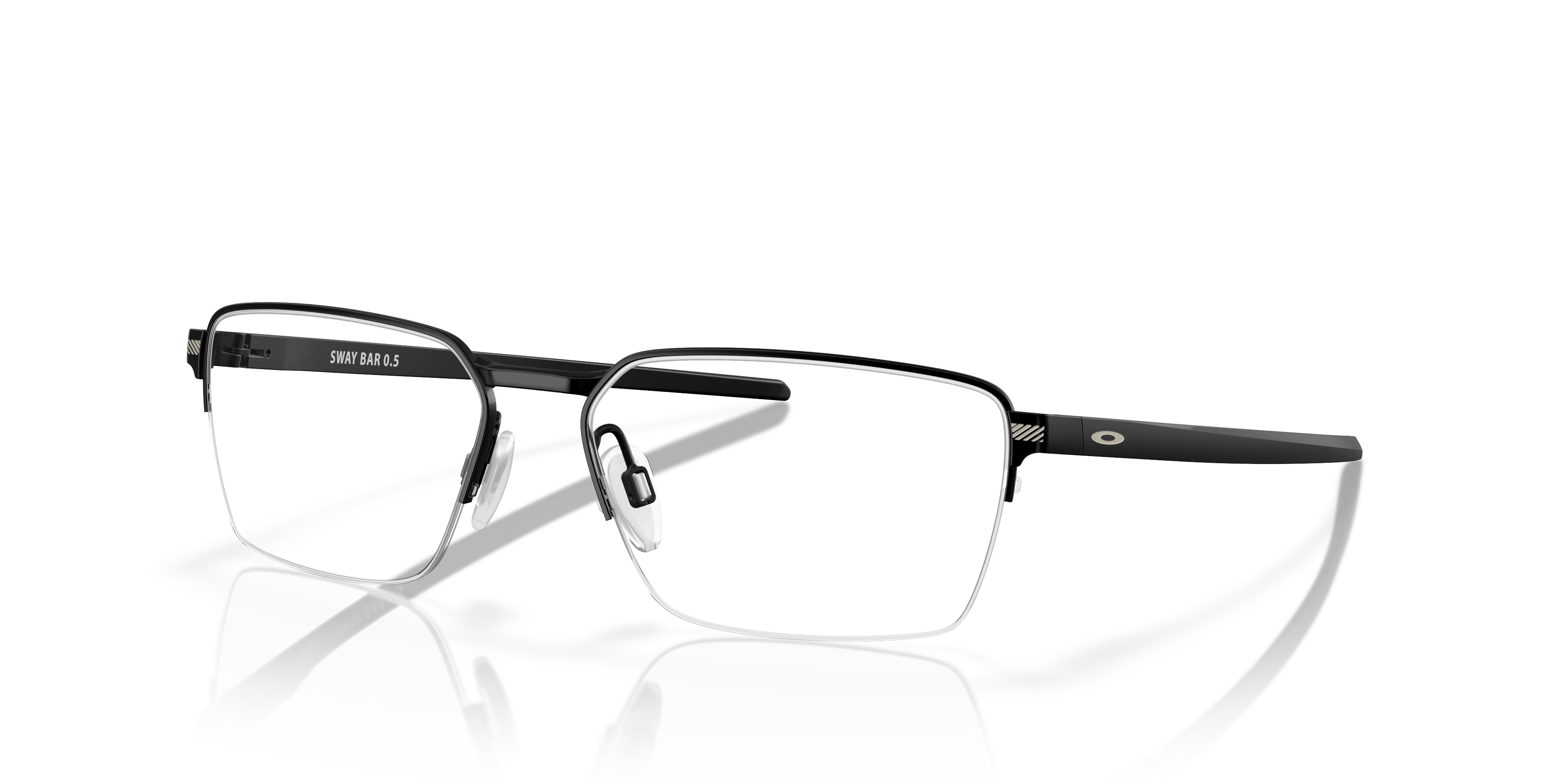 Oakley OX5080 Sway Bar 0.5 Men's Rectangle Eyeglass Frames - Matte Midnight Frame