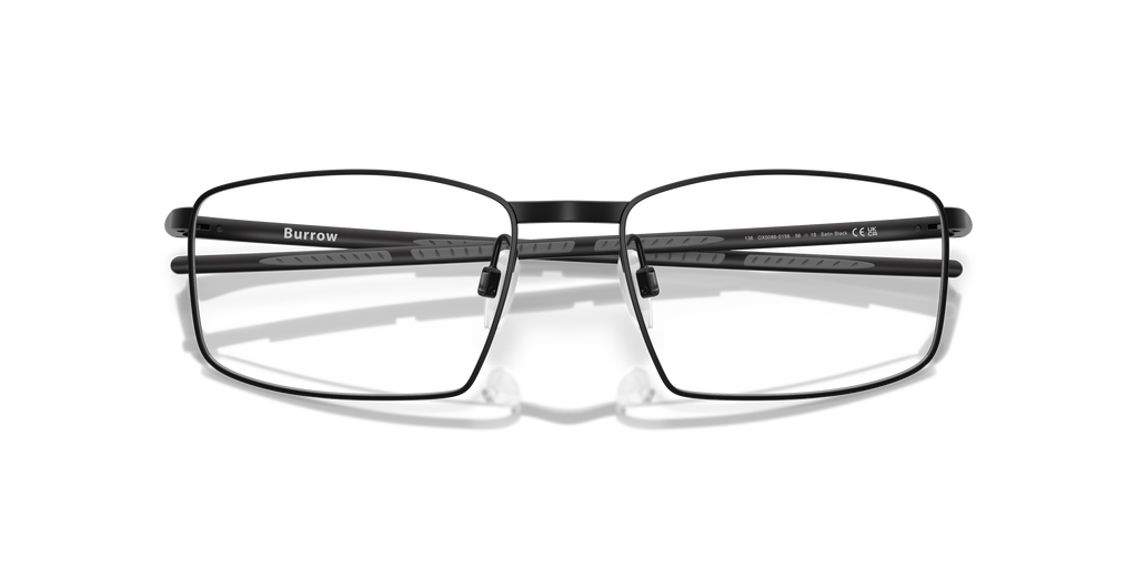 Oakley OX5086 Burrow Unisex Square Eyeglass Frames - Satin Black Frame