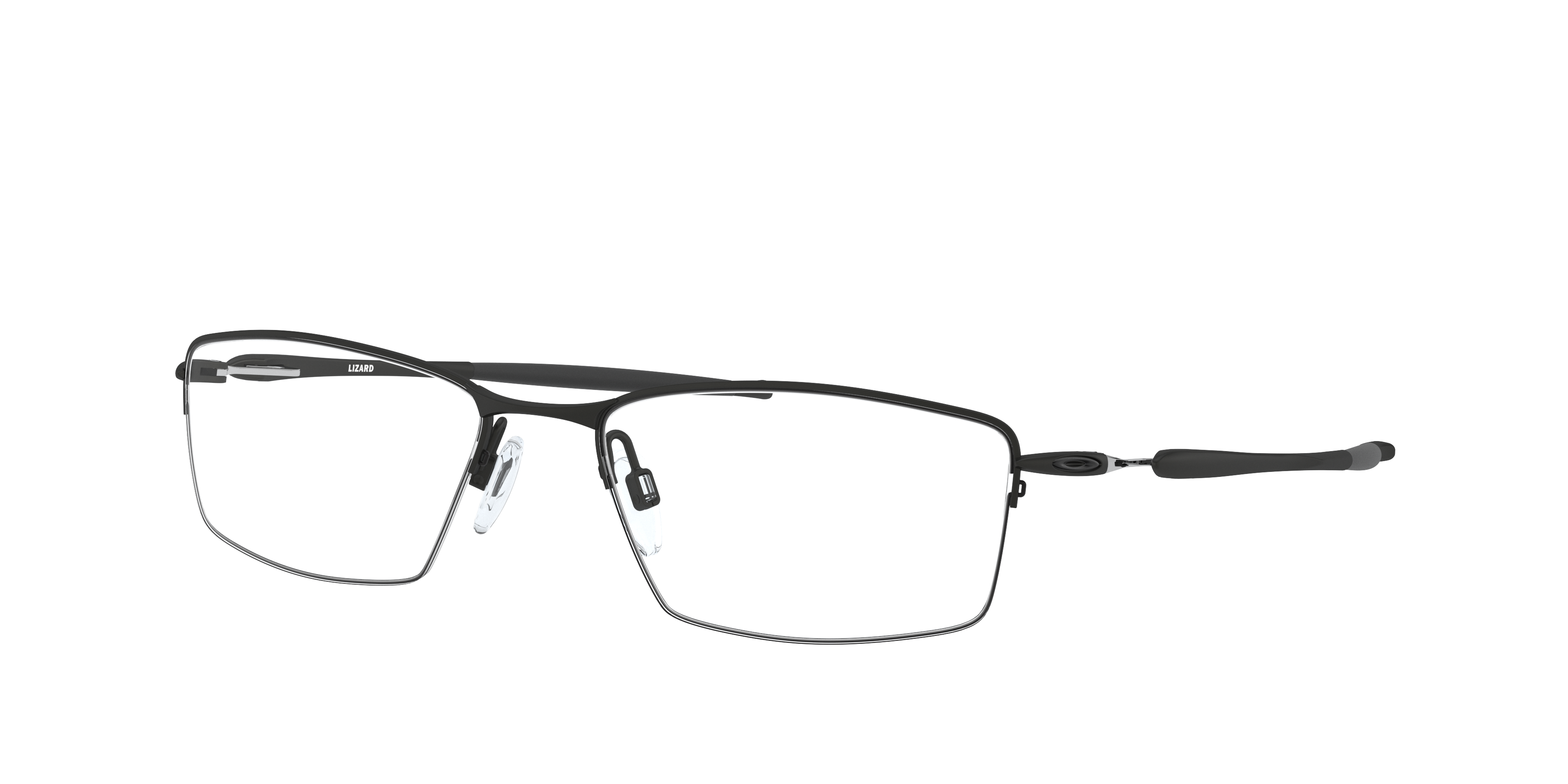 Oakley OX5113 Lizard Men's Rectangle Eyeglass Frames - Satin Black Frame
