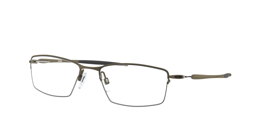Oakley OX5113 Lizard Men's Rectangle Eyeglass Frames - Satin Black Frame