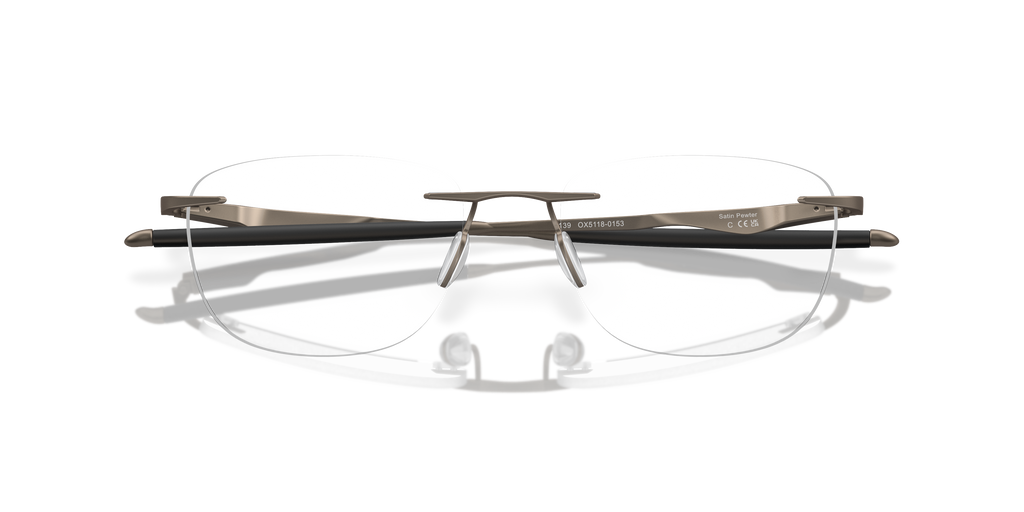 Oakley OX5118 Wingfold EVR Men's Rectangle Eyeglass Frames - Cement Frame